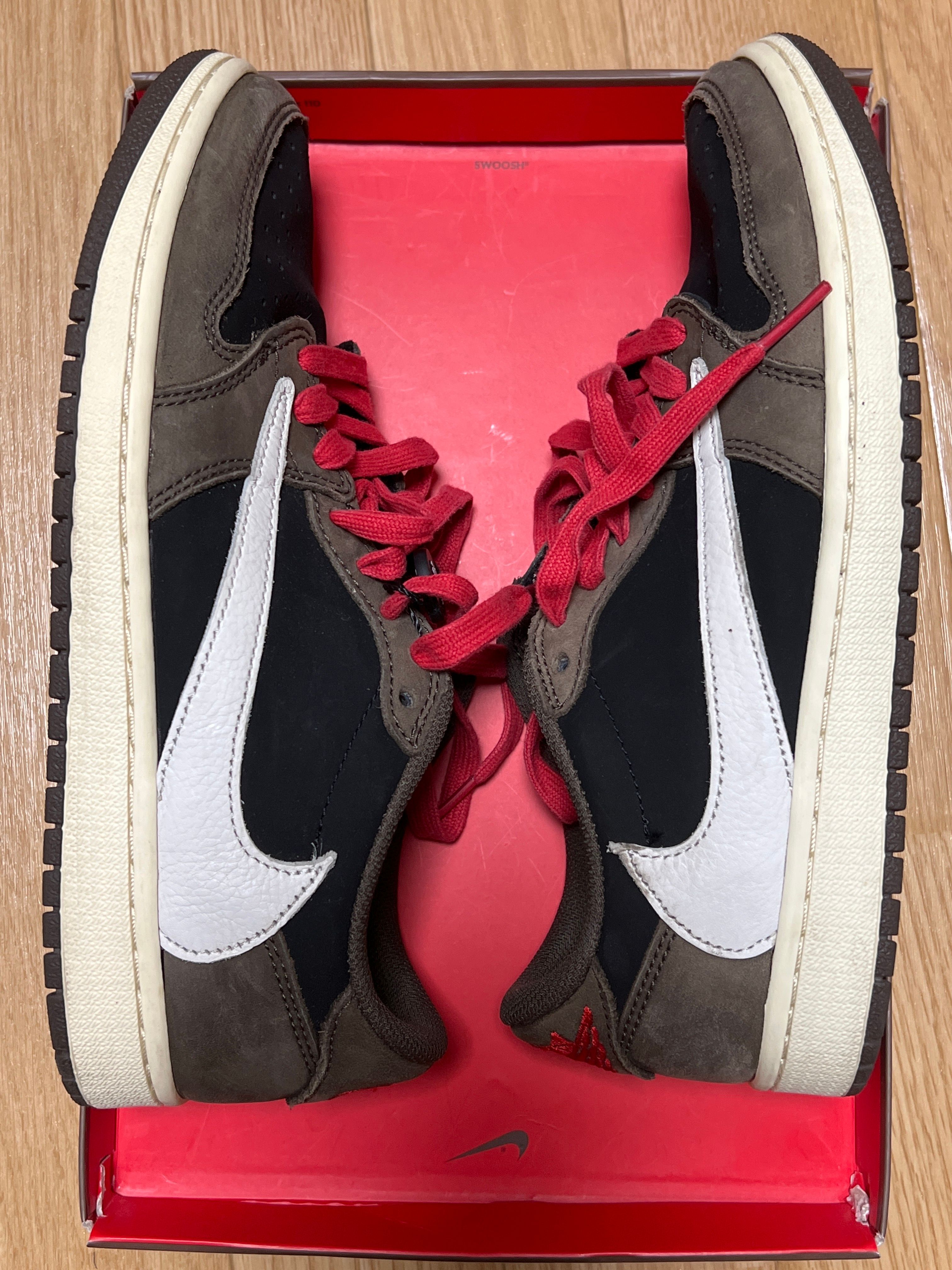Travis Scott × Nike Air Jordan 1 Low OG SP-T "Black/Dark Mocha"