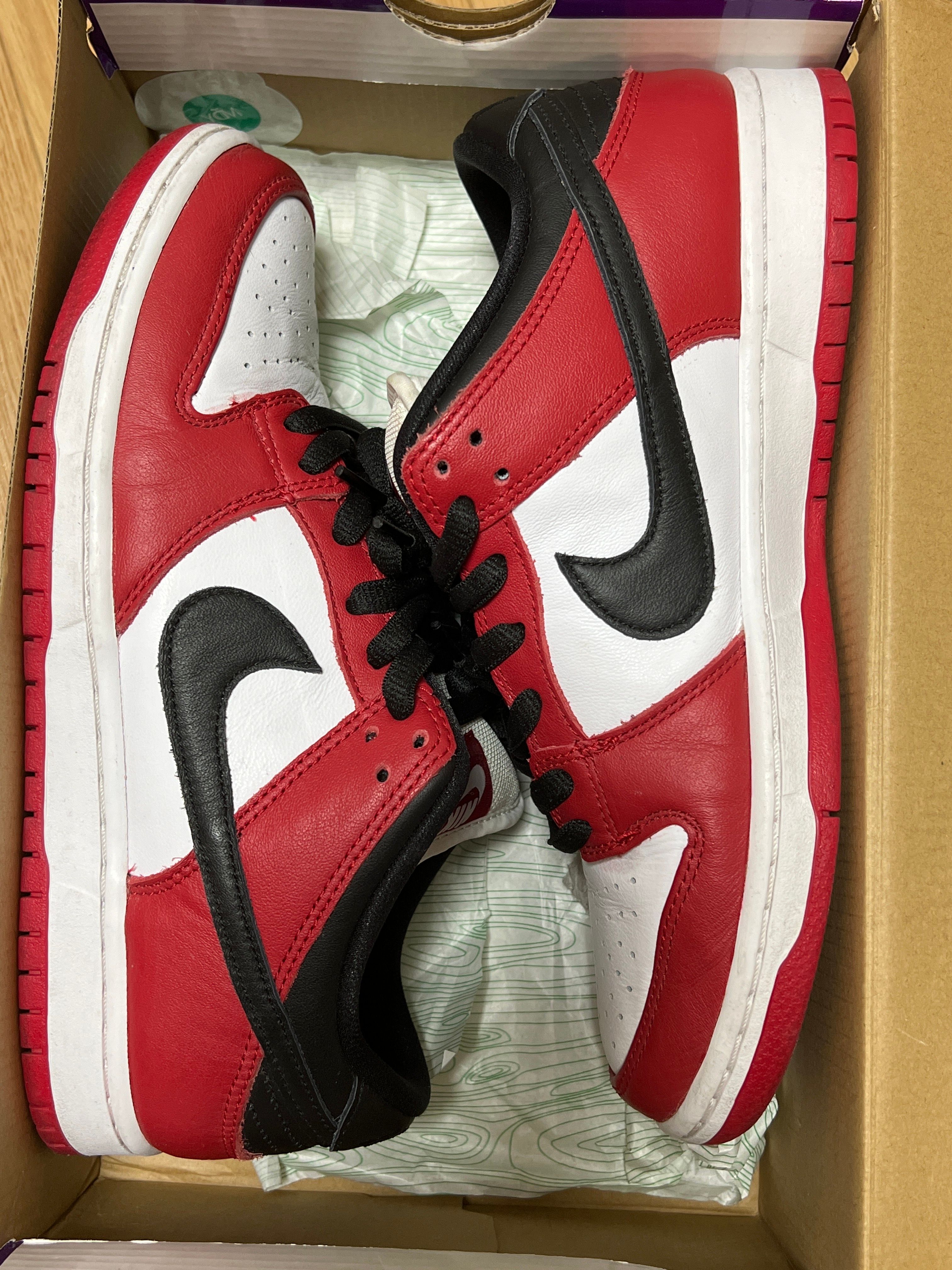 Nike SB Dunk Low Pro "J-Pack Chicago/Varsity Red and White"