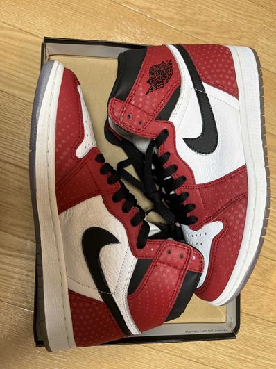 Spiderman × Nike Air Jordan 1 Origin Story "Gym Red/White/Photo Blue/Black"