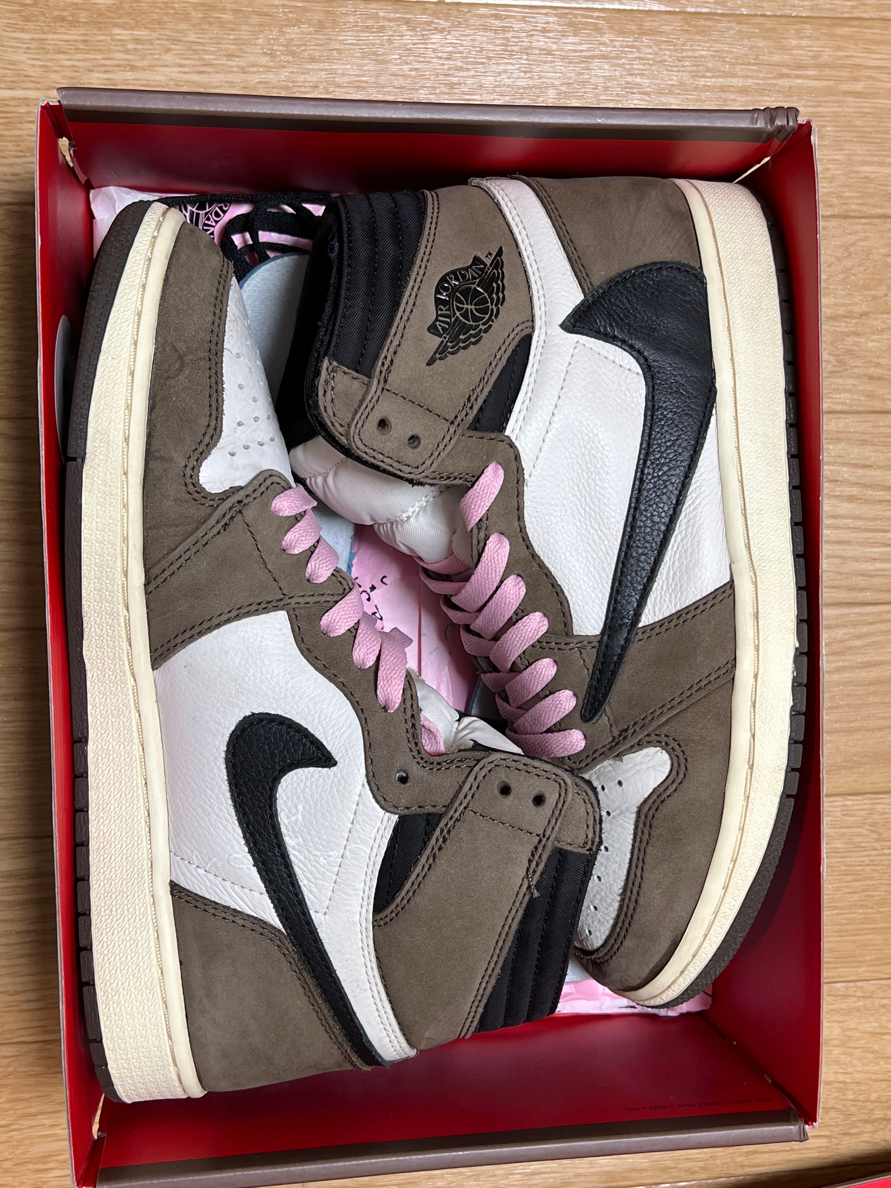 Travis Scott × Nike Air Jordan 1 Retro High OG TS SP "Sail/Dark Mocha"