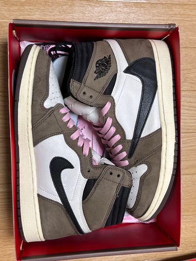Travis Scott × Nike Air Jordan 1 Retro High OG TS SP "Sail/Dark Mocha"