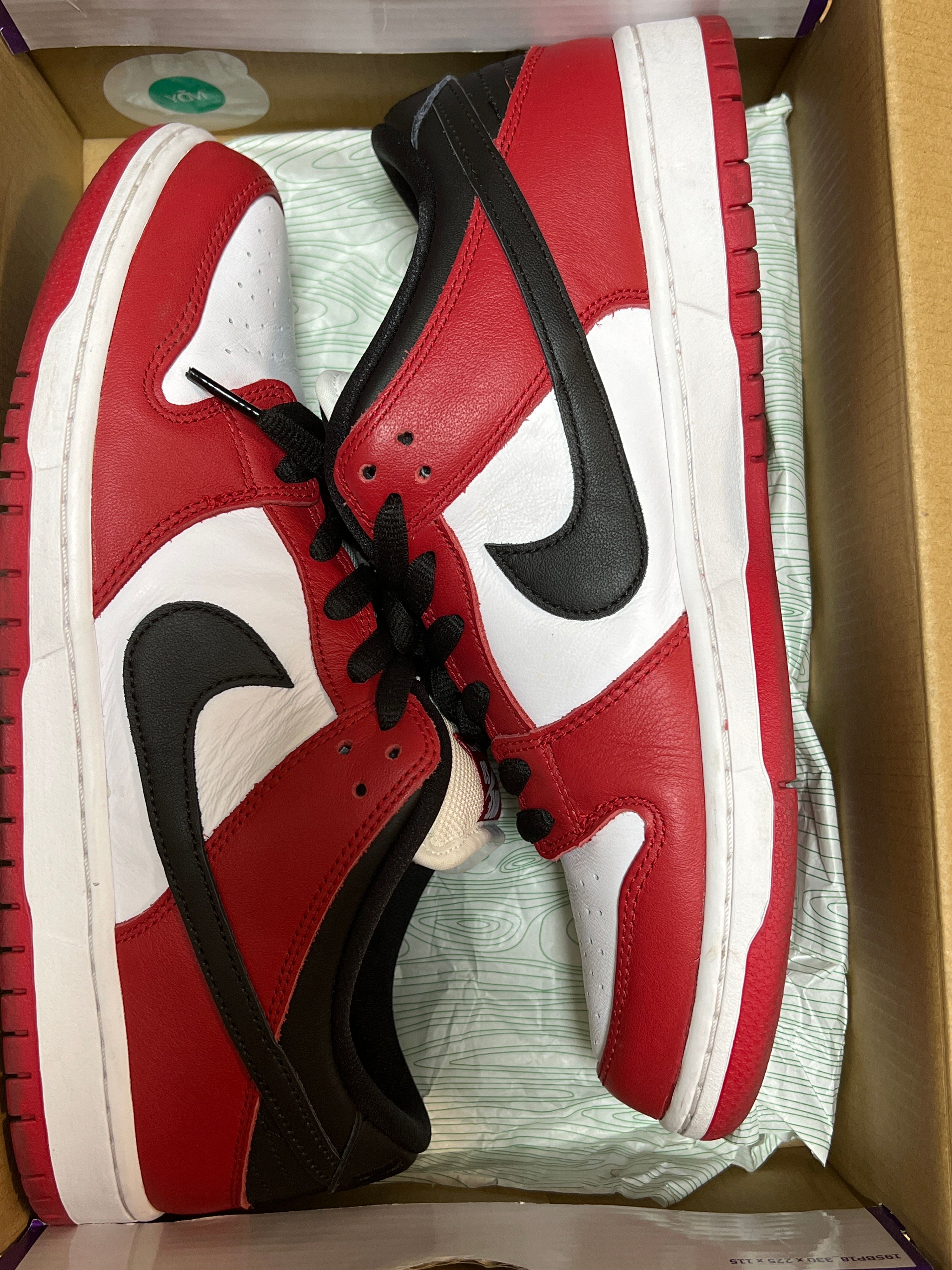 Nike SB Dunk Low Pro "J-Pack Chicago/Varsity Red and White"
