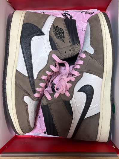 Travis Scott × Nike Air Jordan 1 Retro High OG TS SP "Sail/Dark Mocha"