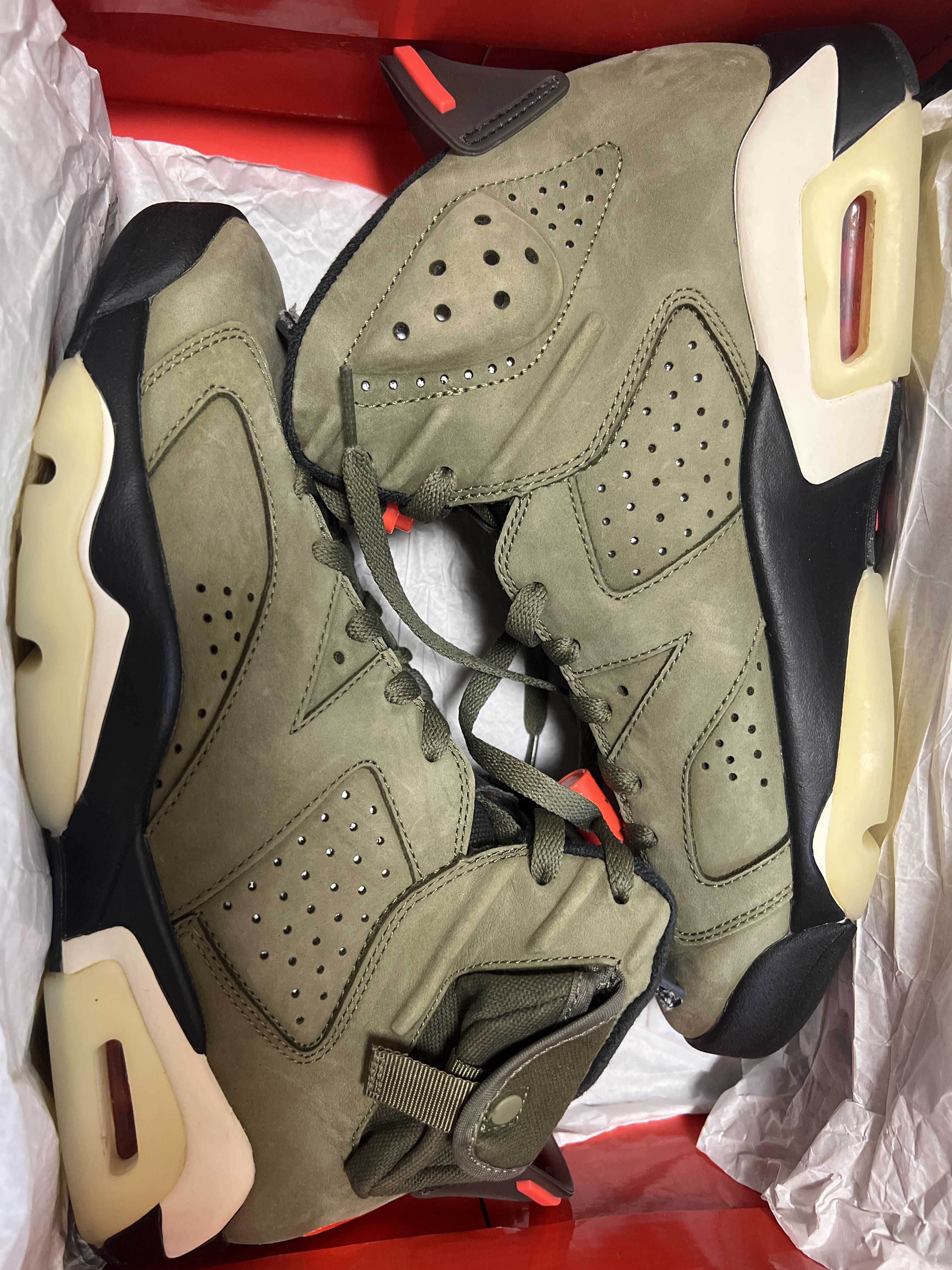 Travis Scott × Nike Air Jordan 6 Retro "Medium Olive"
