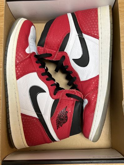 Spiderman × Nike Air Jordan 1 Origin Story "Gym Red/White/Photo Blue/Black"