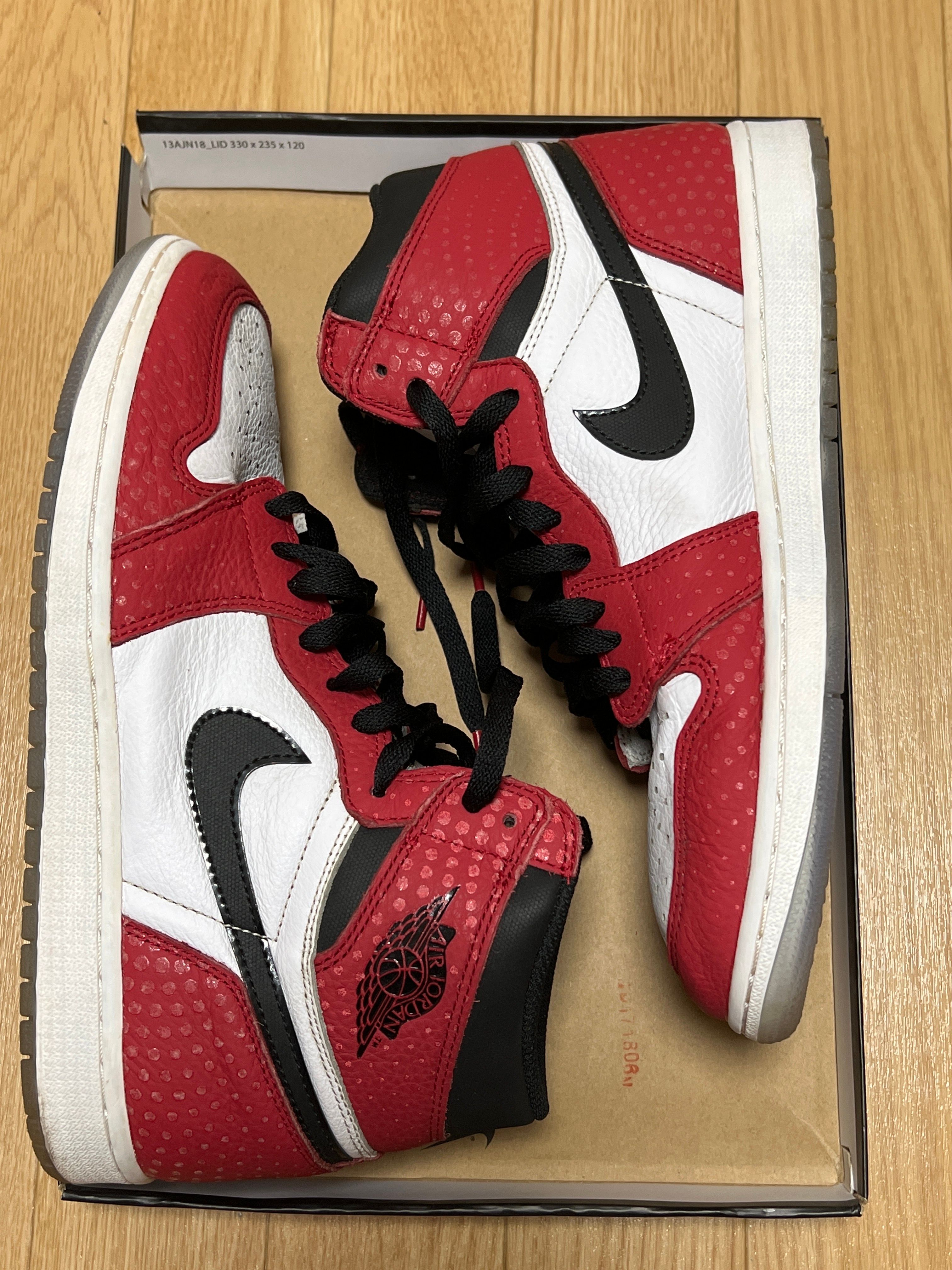 Spiderman × Nike Air Jordan 1 Origin Story "Gym Red/White/Photo Blue/Black"