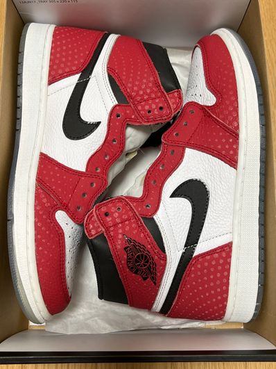Spiderman × Nike Air Jordan 1 Origin Story "Gym Red/White/Photo Blue/Black"