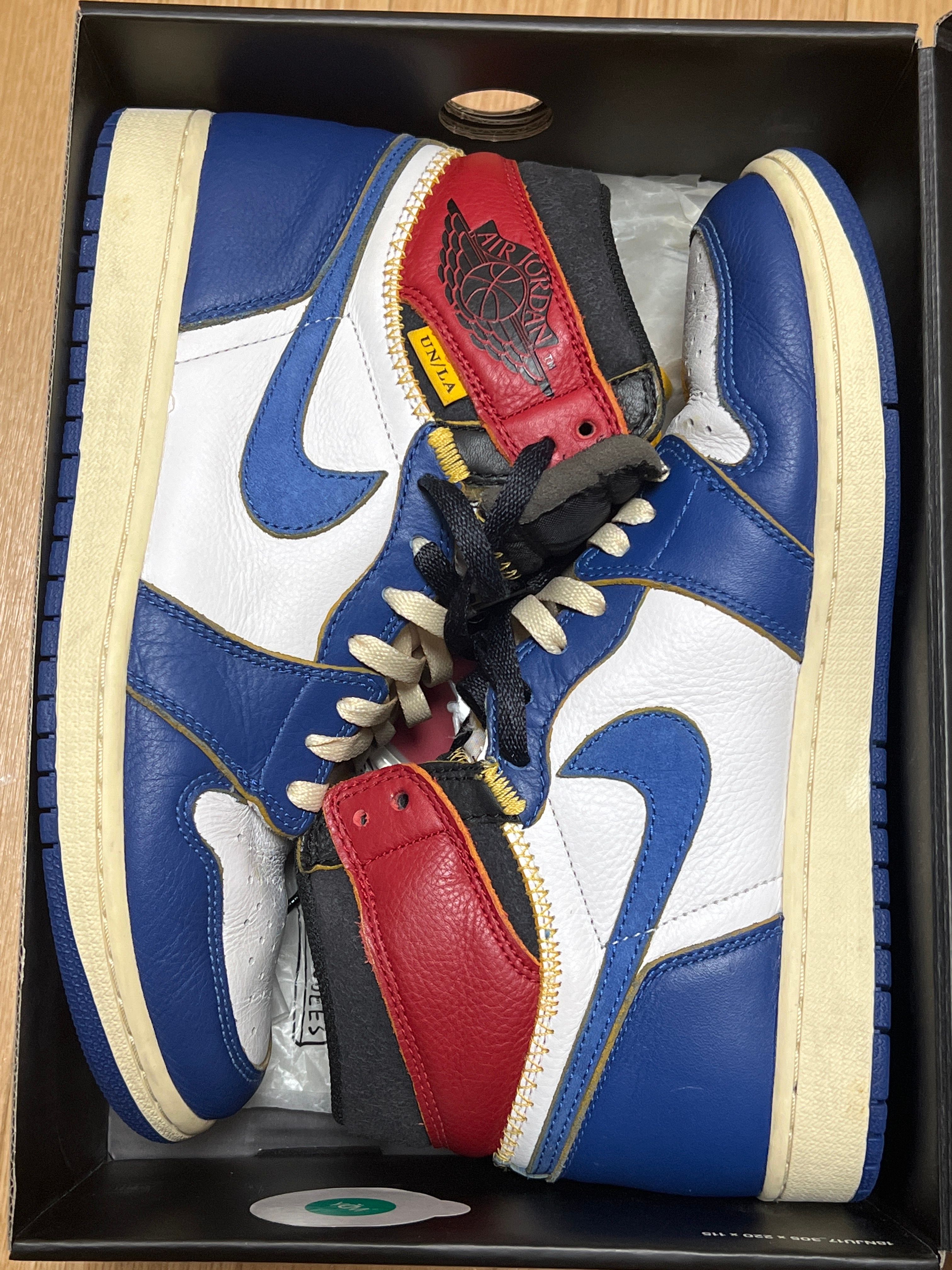 Union × Nike Air Jordan 1 Retro High OG NRG "Storm Blue/Varsity Red"