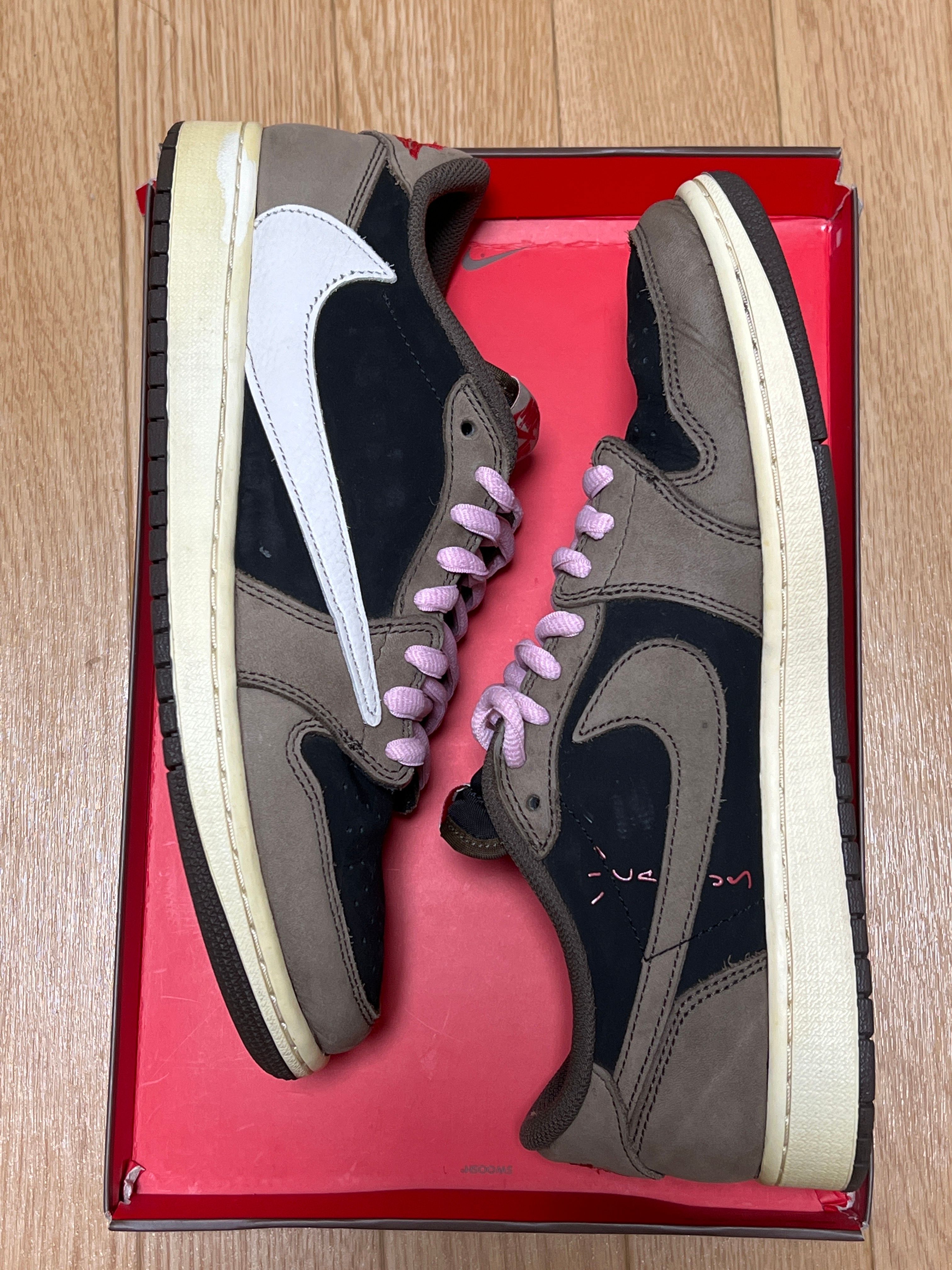 Travis Scott × Nike Air Jordan 1 Low OG SP-T  "Black/Dark Mocha"