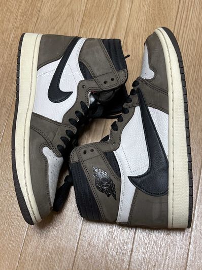 Travis Scott × Nike Air Jordan 1 Retro High OG TS SP "Sail/Dark Mocha"