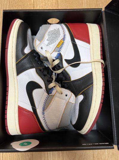 UNION × Nike Air Jordan 1 Retro High OG NRG "Varsity Red/Wolf Grey"