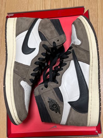 Travis Scott × Nike Air Jordan 1 Retro High OG TS SP "Sail/Dark Mocha"