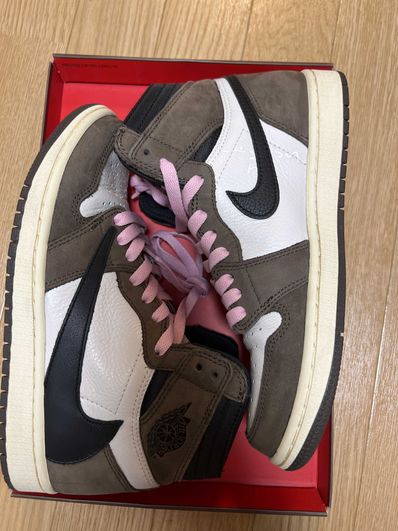 Travis Scott × Nike Air Jordan 1 Retro High OG TS SP "Sail/Dark Mocha"