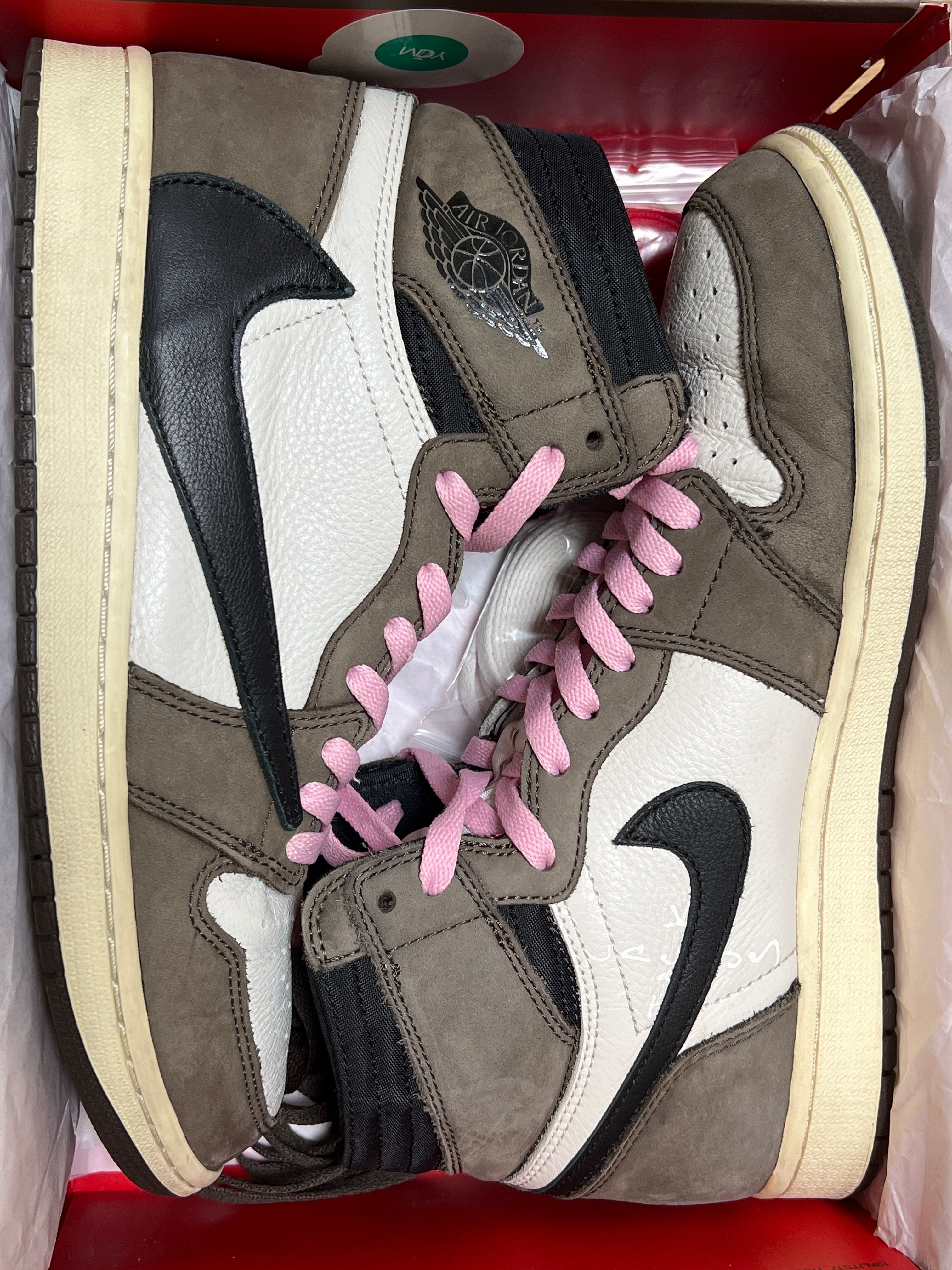 Travis Scott × Nike Air Jordan 1 Retro High OG TS SP "Sail/Dark Mocha"