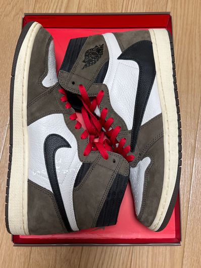Travis Scott × Nike Air Jordan 1 Retro High OG TS SP "Sail/Dark Mocha"