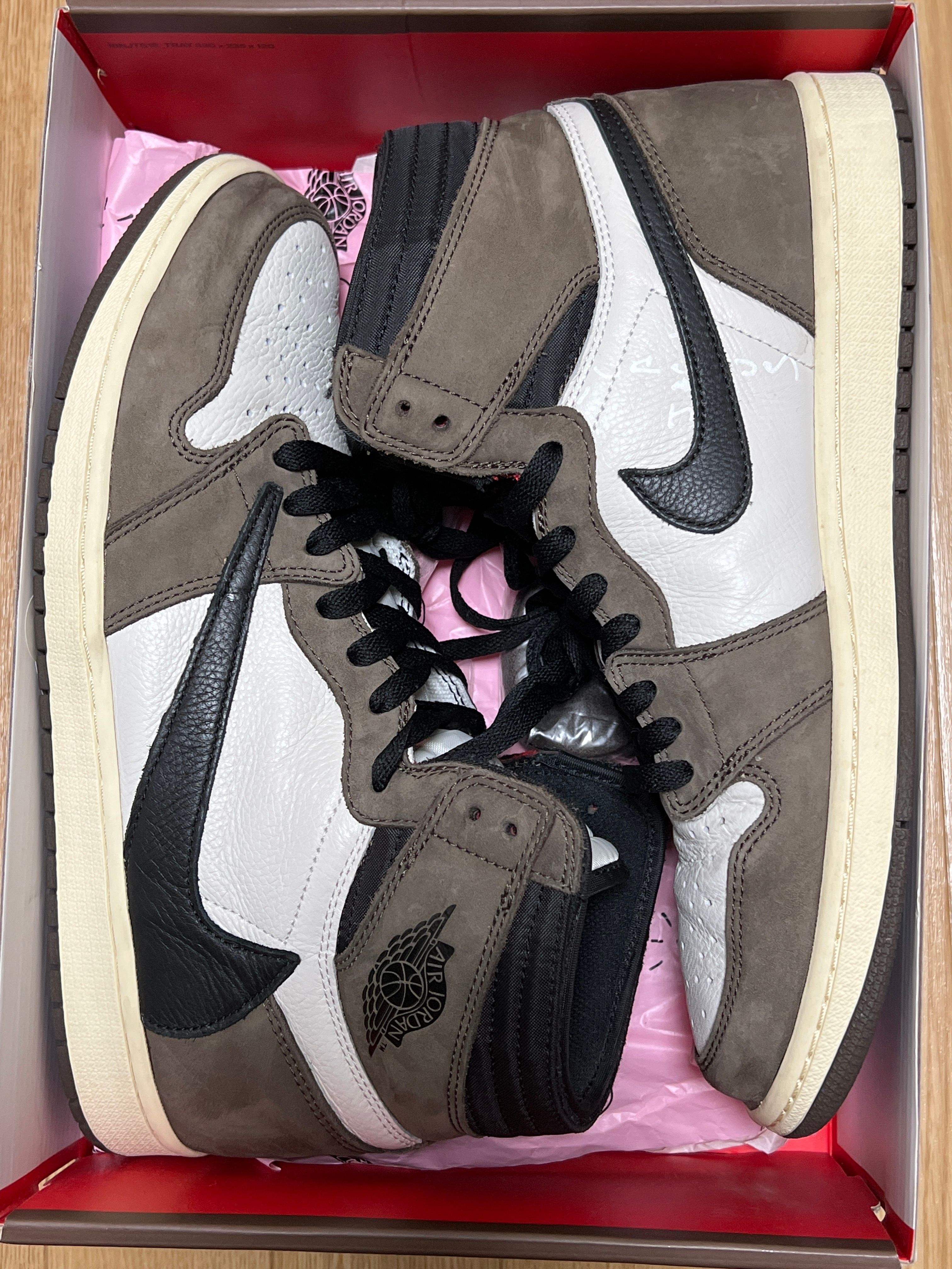 Travis Scott × Nike Air Jordan 1 Retro High OG TS SP "Sail/Dark Mocha"