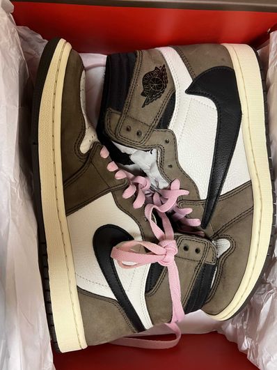 Travis Scott × Nike Air Jordan 1 Retro High OG TS SP "Sail/Dark Mocha"