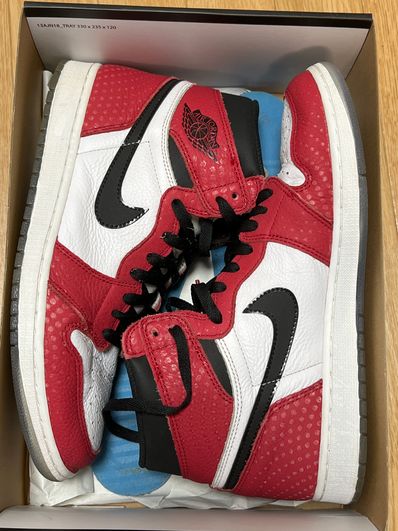 Spiderman × Nike Air Jordan 1 Origin Story "Gym Red/White/Photo Blue/Black"