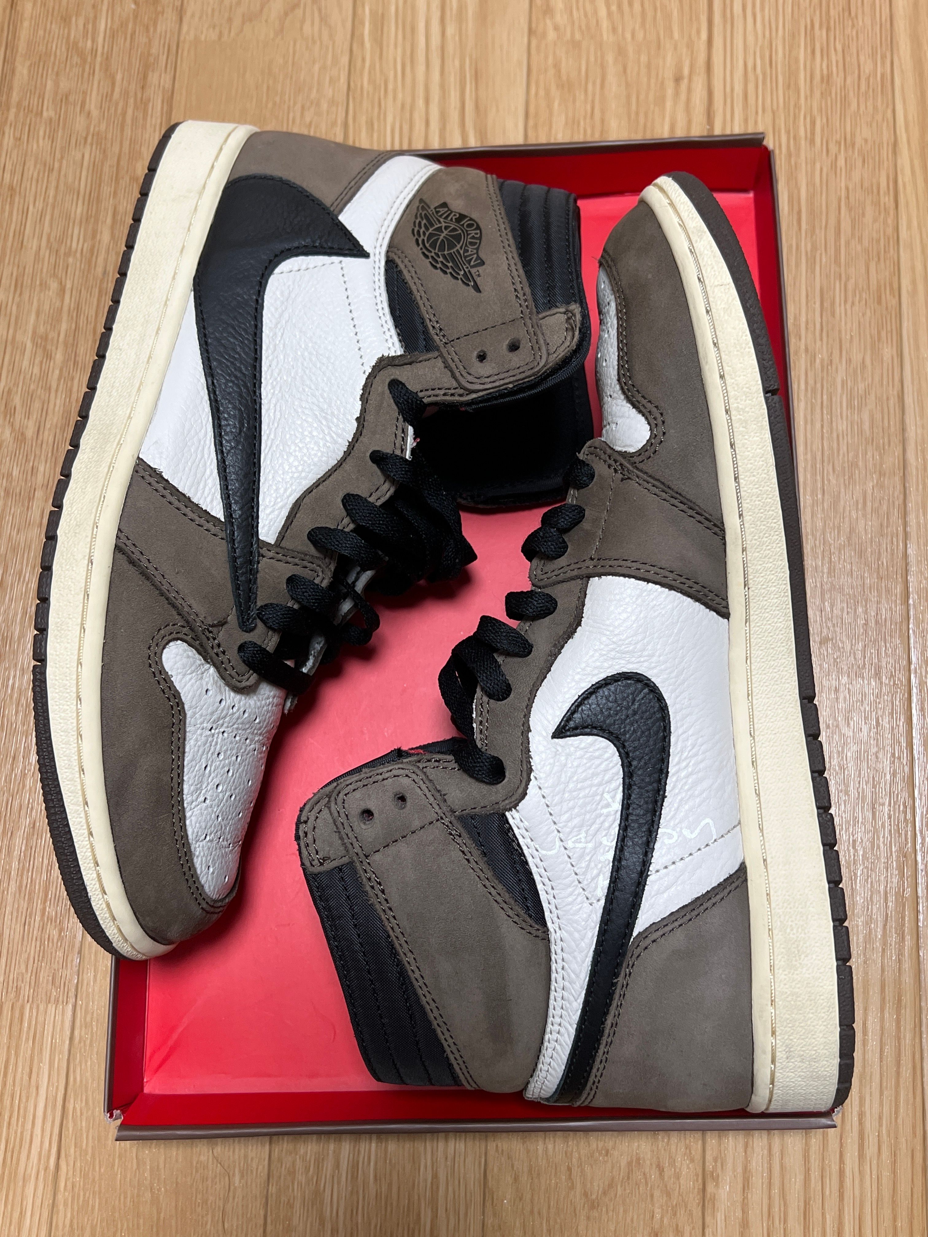 Travis Scott × Nike Air Jordan 1 Retro High OG TS SP "Sail/Dark Mocha"