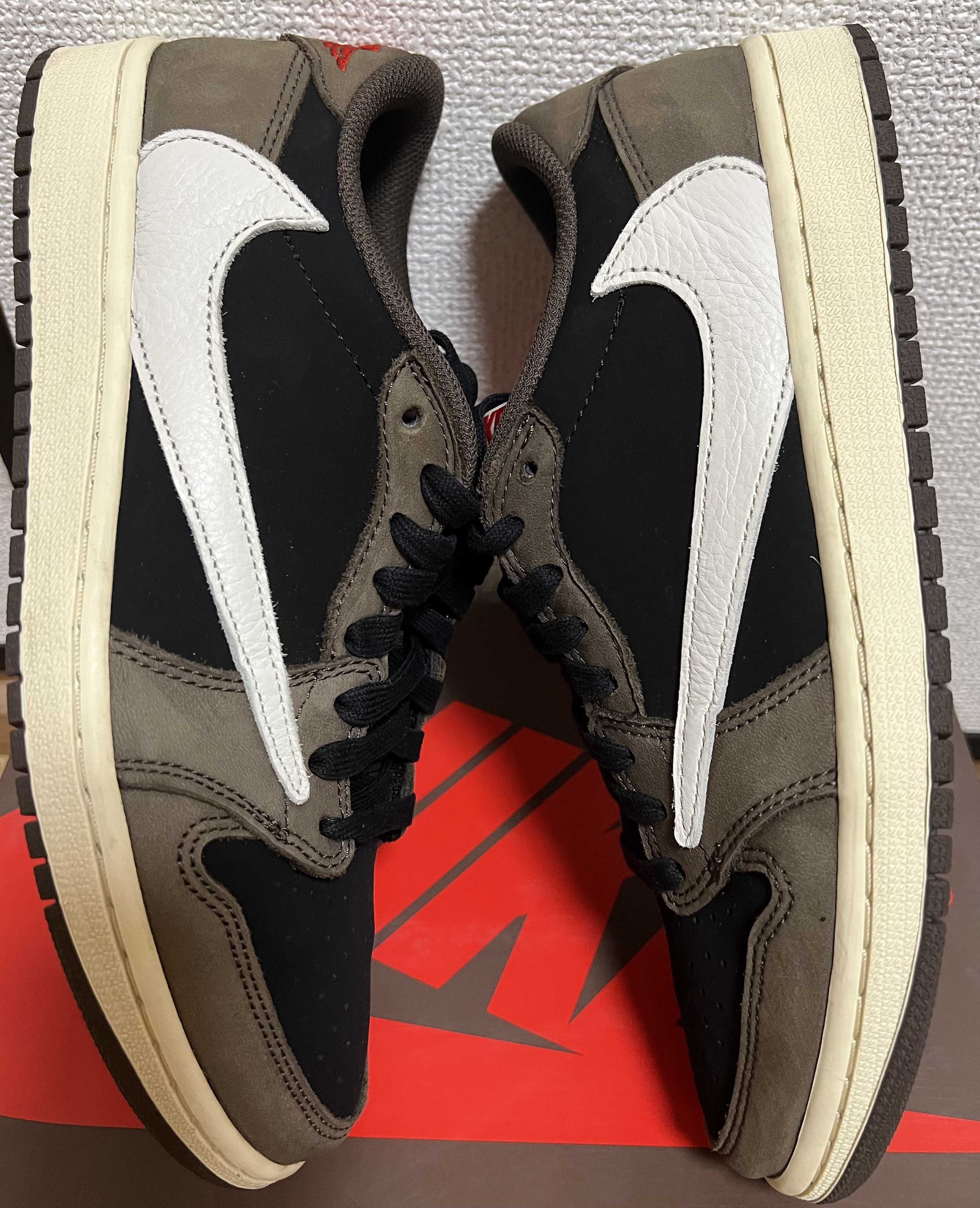 Travis Scott × Nike Air Jordan 1 Low OG SP-T "Black/Dark Mocha"