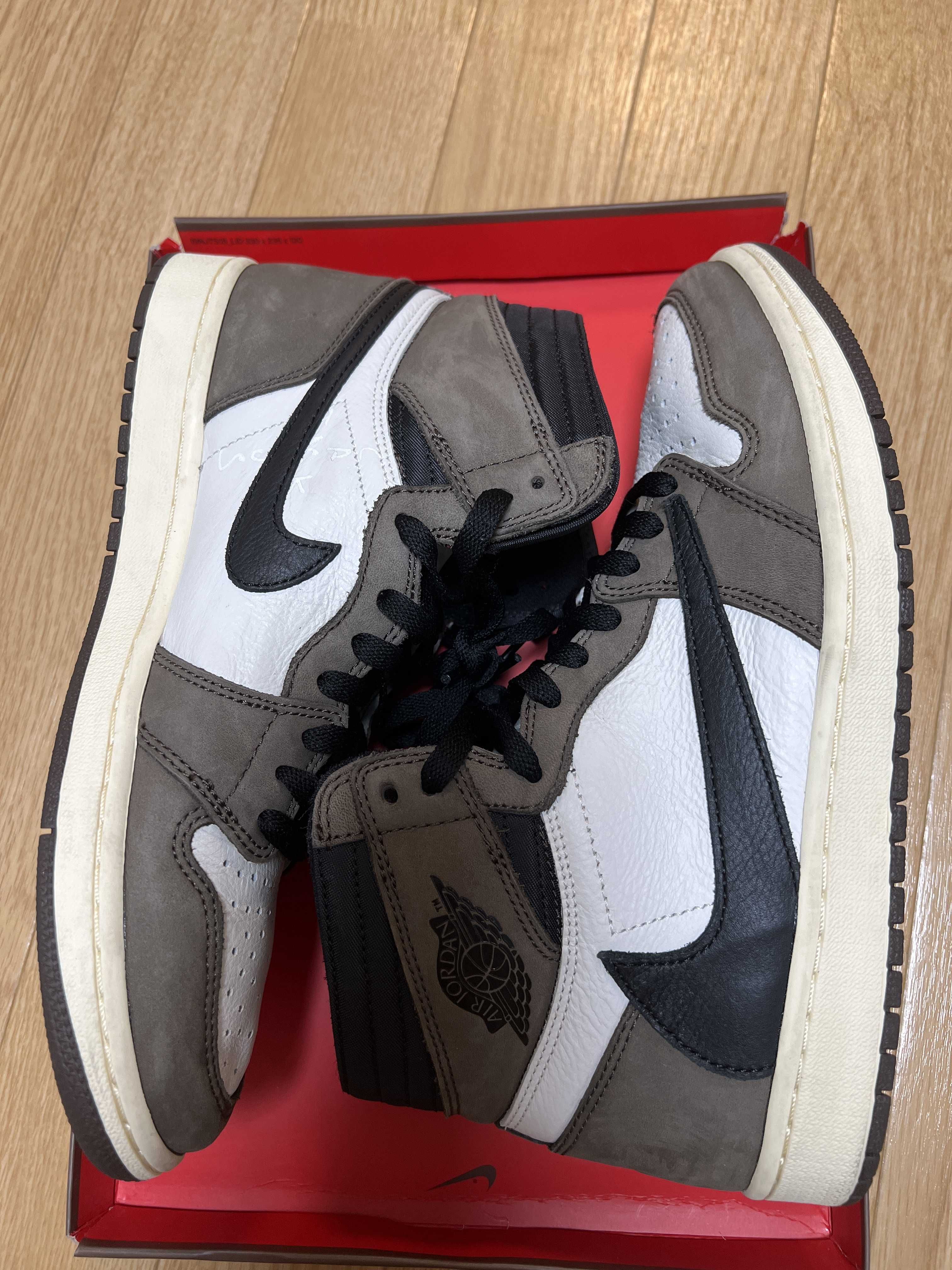 Travis Scott × Nike Air Jordan 1 Retro High OG TS SP "Sail/Dark Mocha"