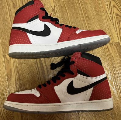 Spiderman × Nike Air Jordan 1 Origin Story "Gym Red/White/Photo Blue/Black"