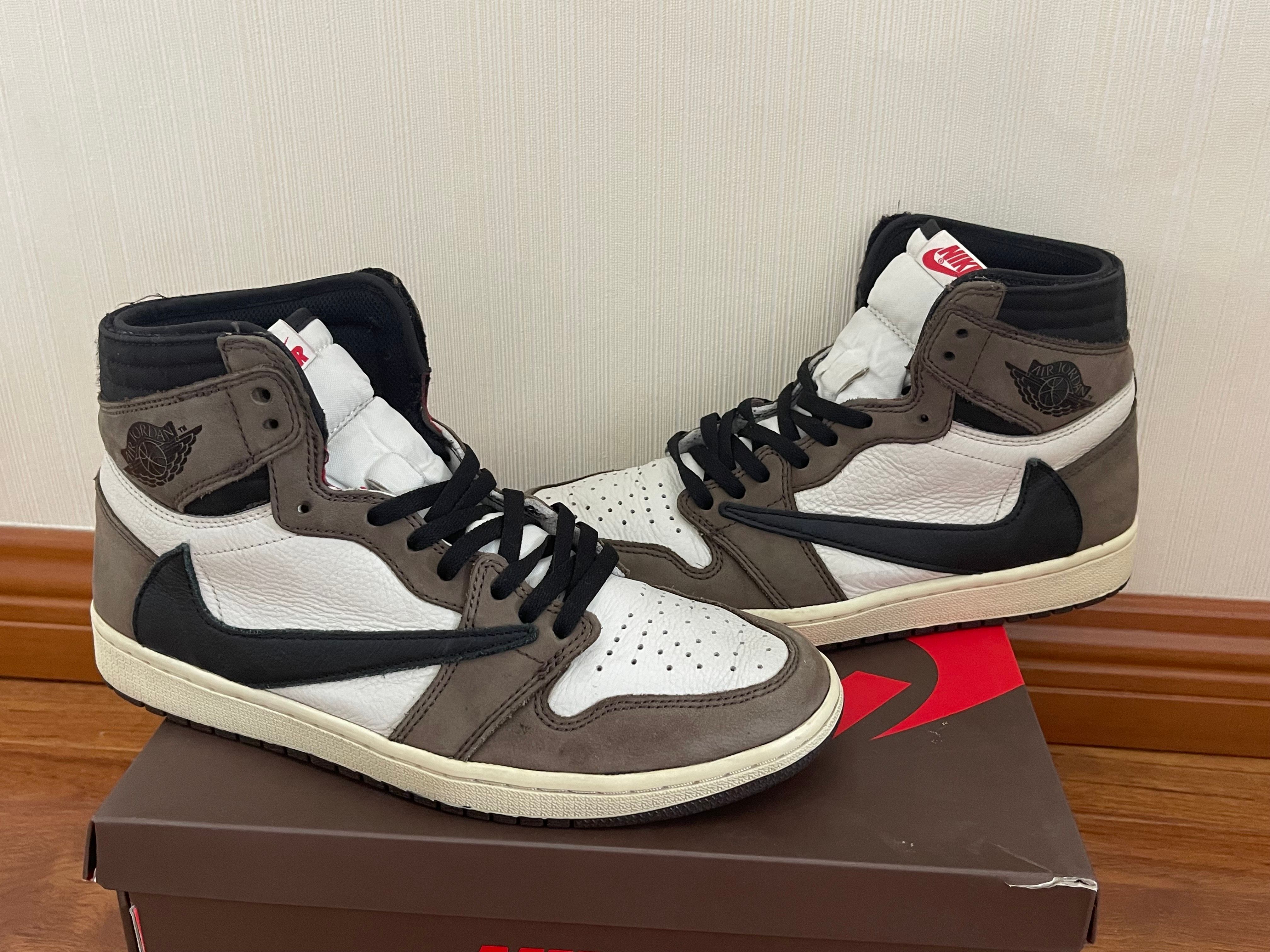 Travis Scott × Nike Air Jordan 1 Retro High OG TS SP "Sail/Dark Mocha"