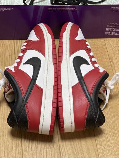 Nike SB Dunk Low Pro "J-Pack Chicago/Varsity Red and White"