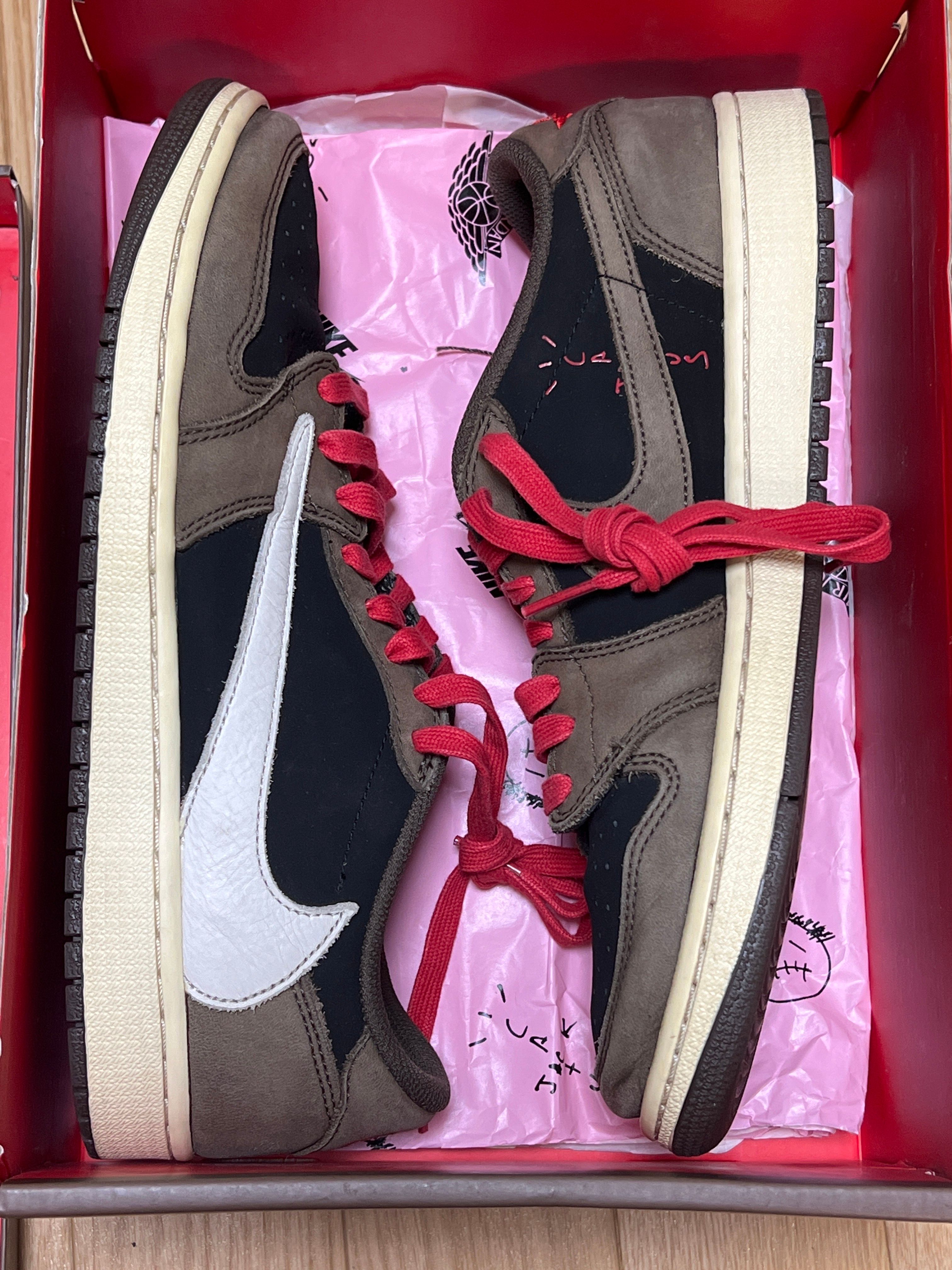 Travis Scott × Nike Air Jordan 1 Low OG SP-T  "Black/Dark Mocha"