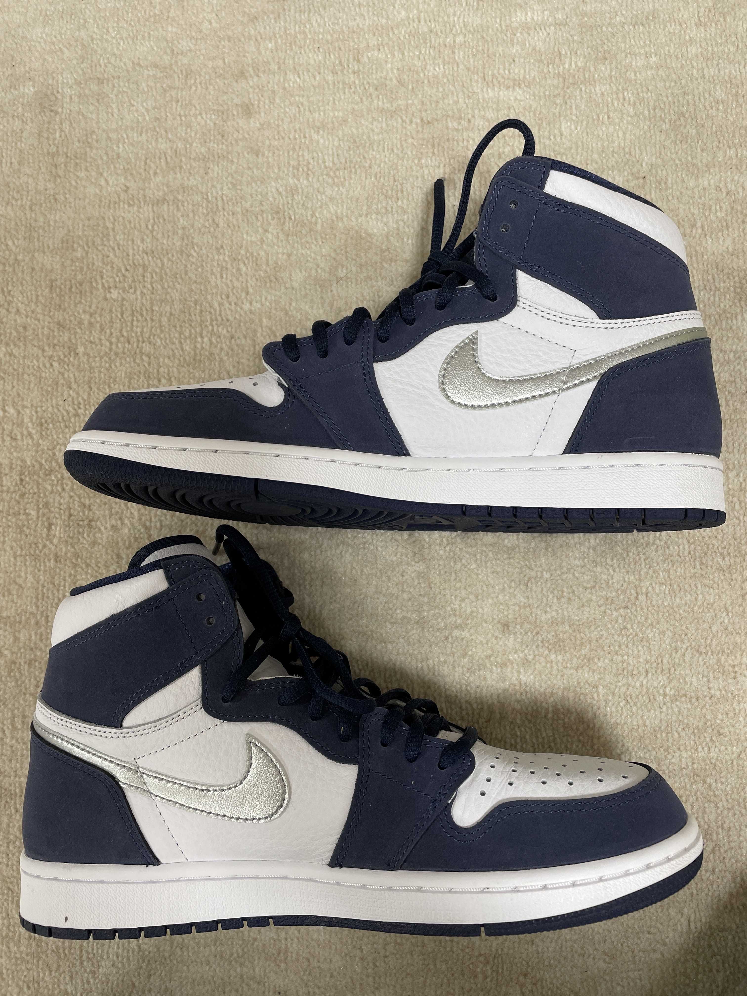 Nike Air Jordan 1 High OG CO.JP "White/Midnight Navy" (2020)(ブリーフケースなし)