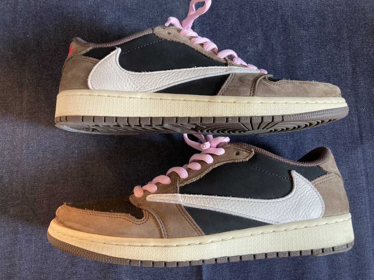 Travis Scott × Nike Air Jordan 1 Low OG SP-T  "Black/Dark Mocha"