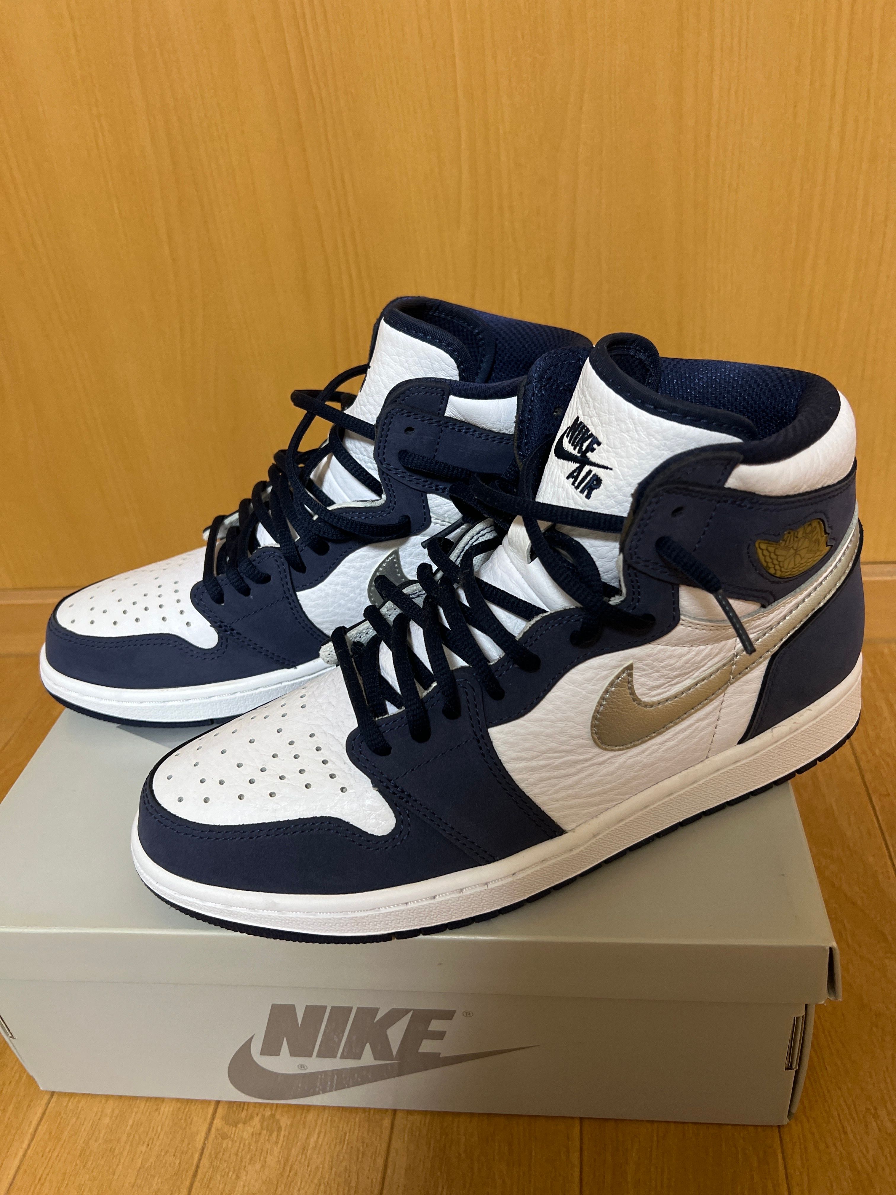 Nike Air Jordan 1 High OG CO.JP "White/Midnight Navy" (2020)(ブリーフケースなし)