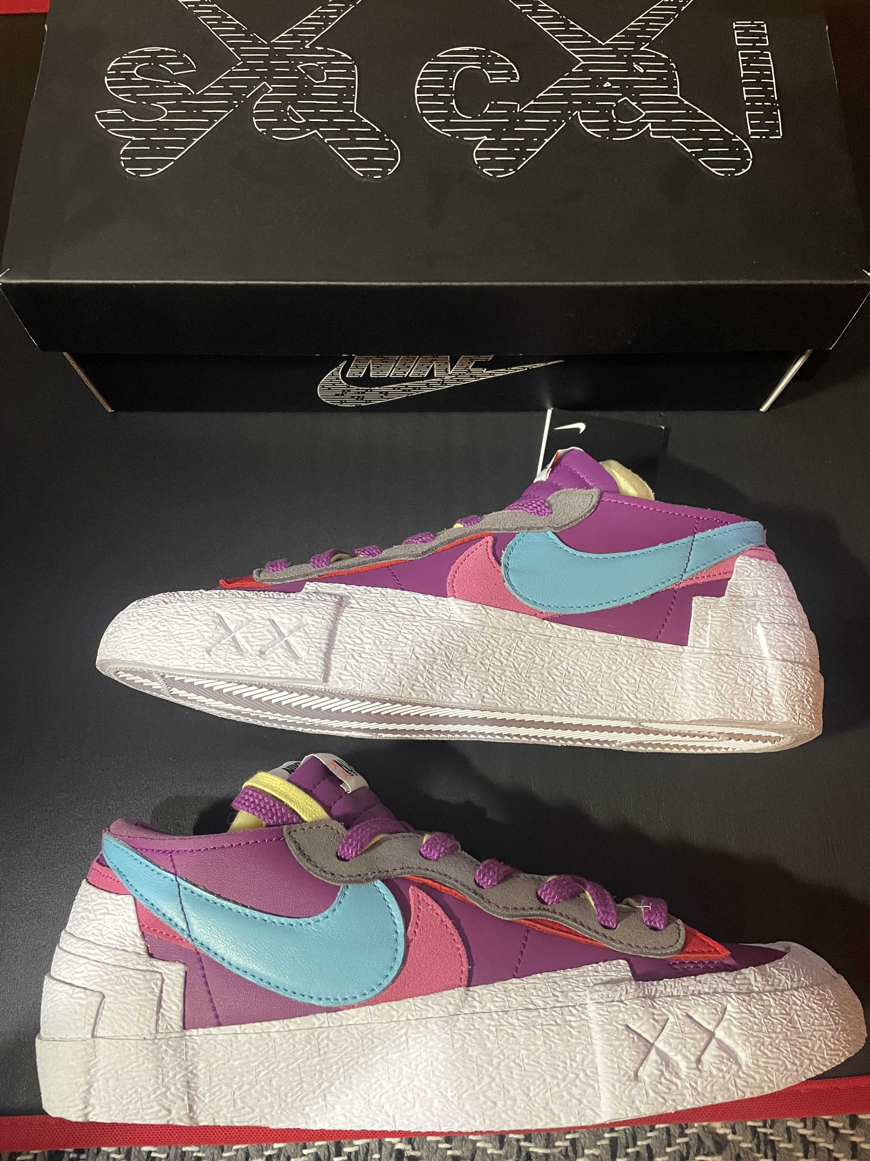 KAWS × sacai × Nike Blazer Low "Purple Dusk"