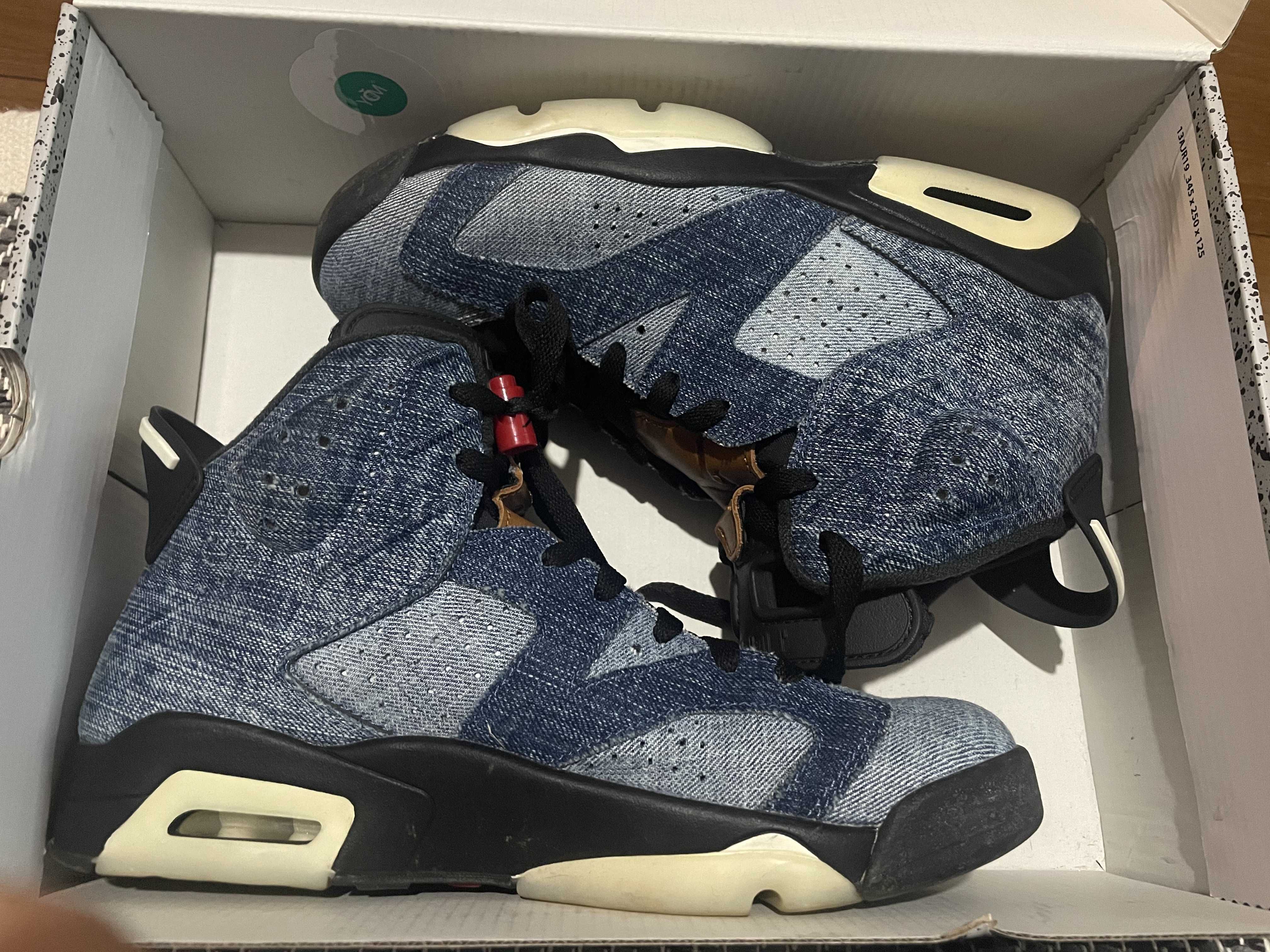 NIKE AIR JORDAN 6 "WASHED DENIM"