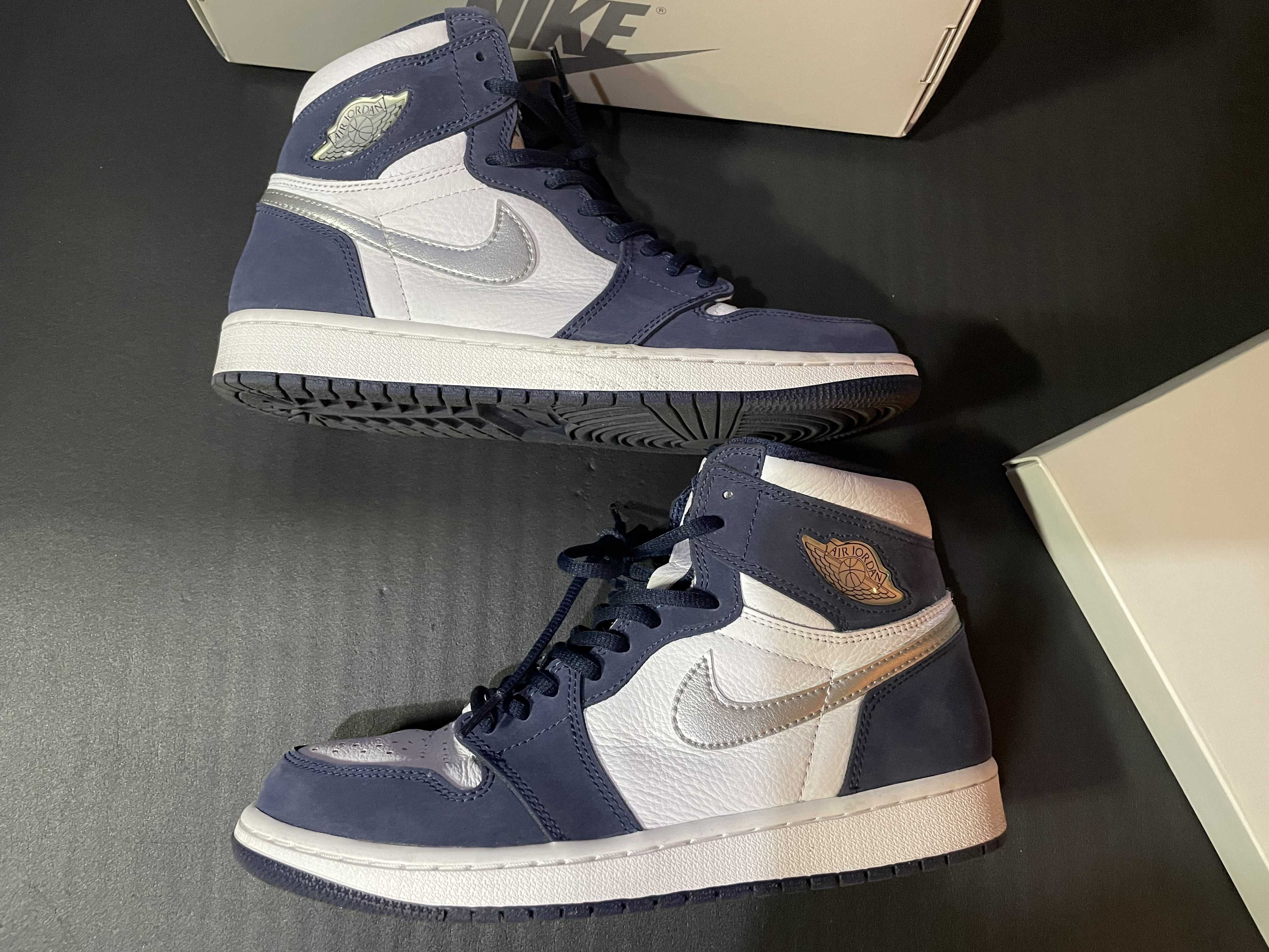 Nike Air Jordan 1 High OG CO.JP "White/Midnight Navy" (2020)(ブリーフケースなし)