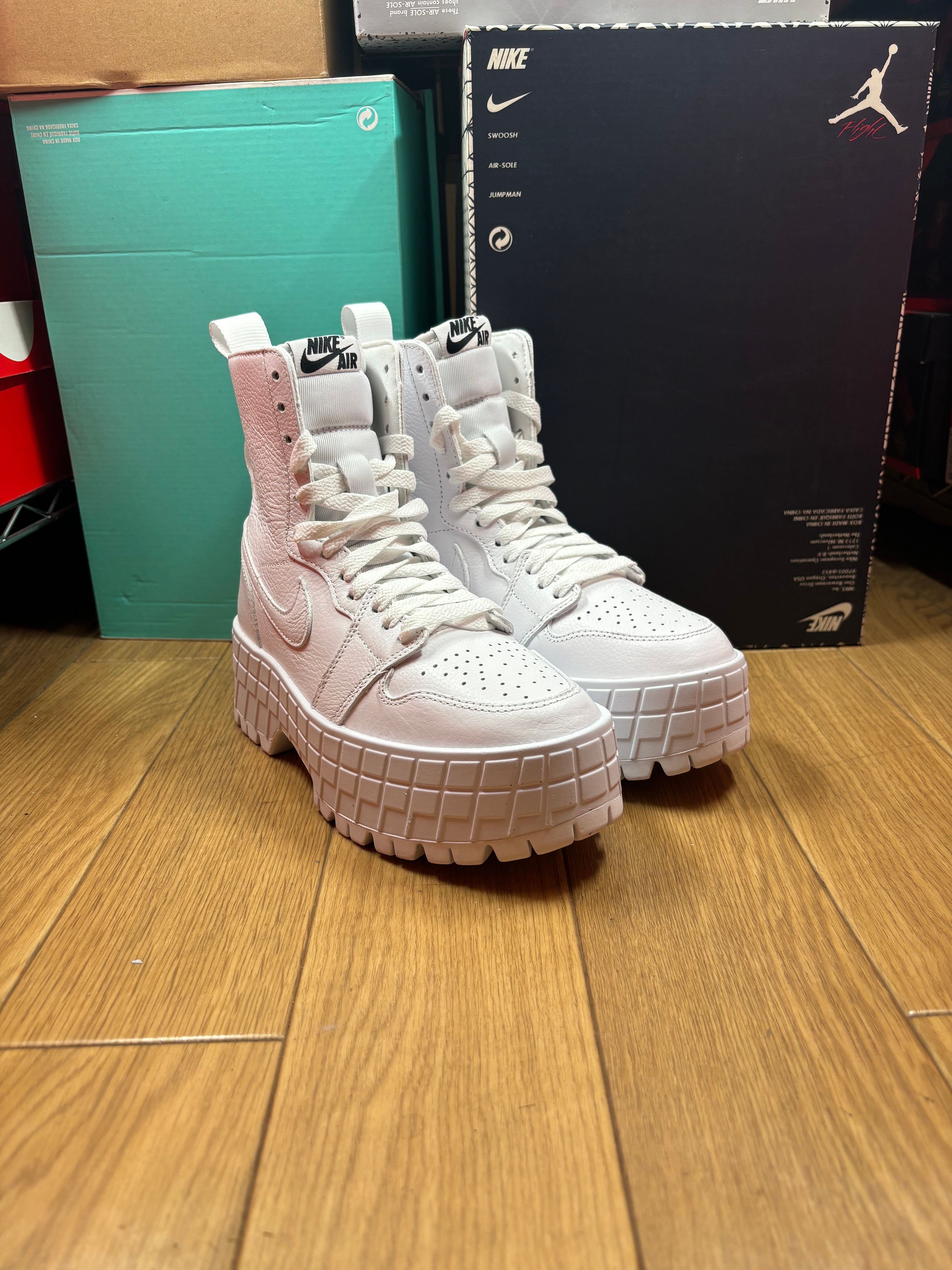 Nike Women's Air Jordan 1 Brooklyn High "White"