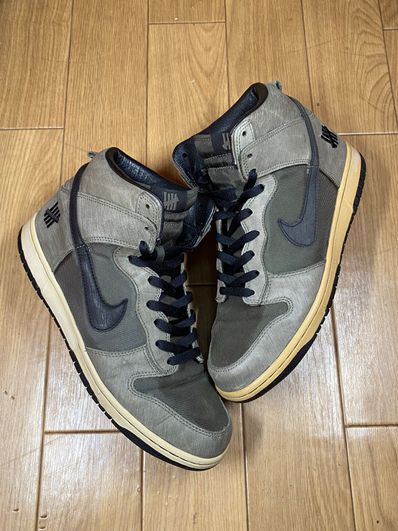 UNDEFEATED × Nike Dunk High Deep Green