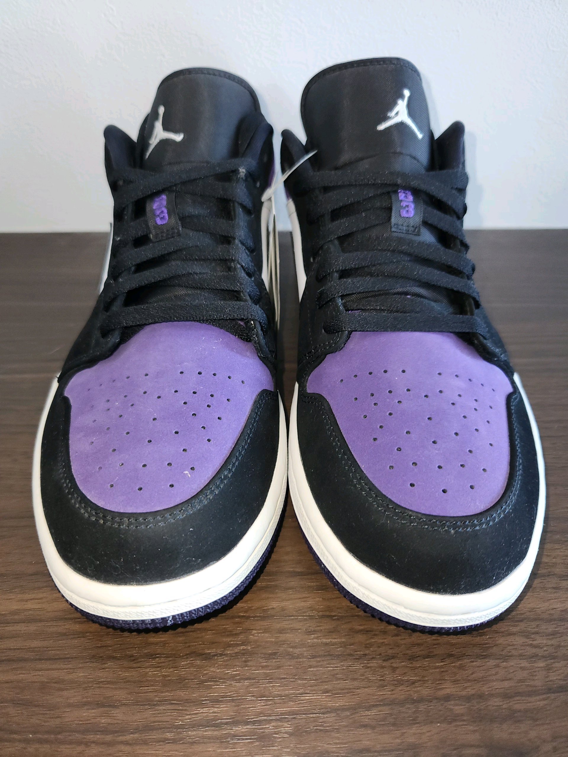 Nike Air Jordan 1 Retro Low "White/Black/Court Purple"
