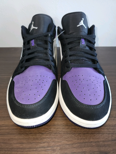 Nike Air Jordan 1 Retro Low "White/Black/Court Purple"
