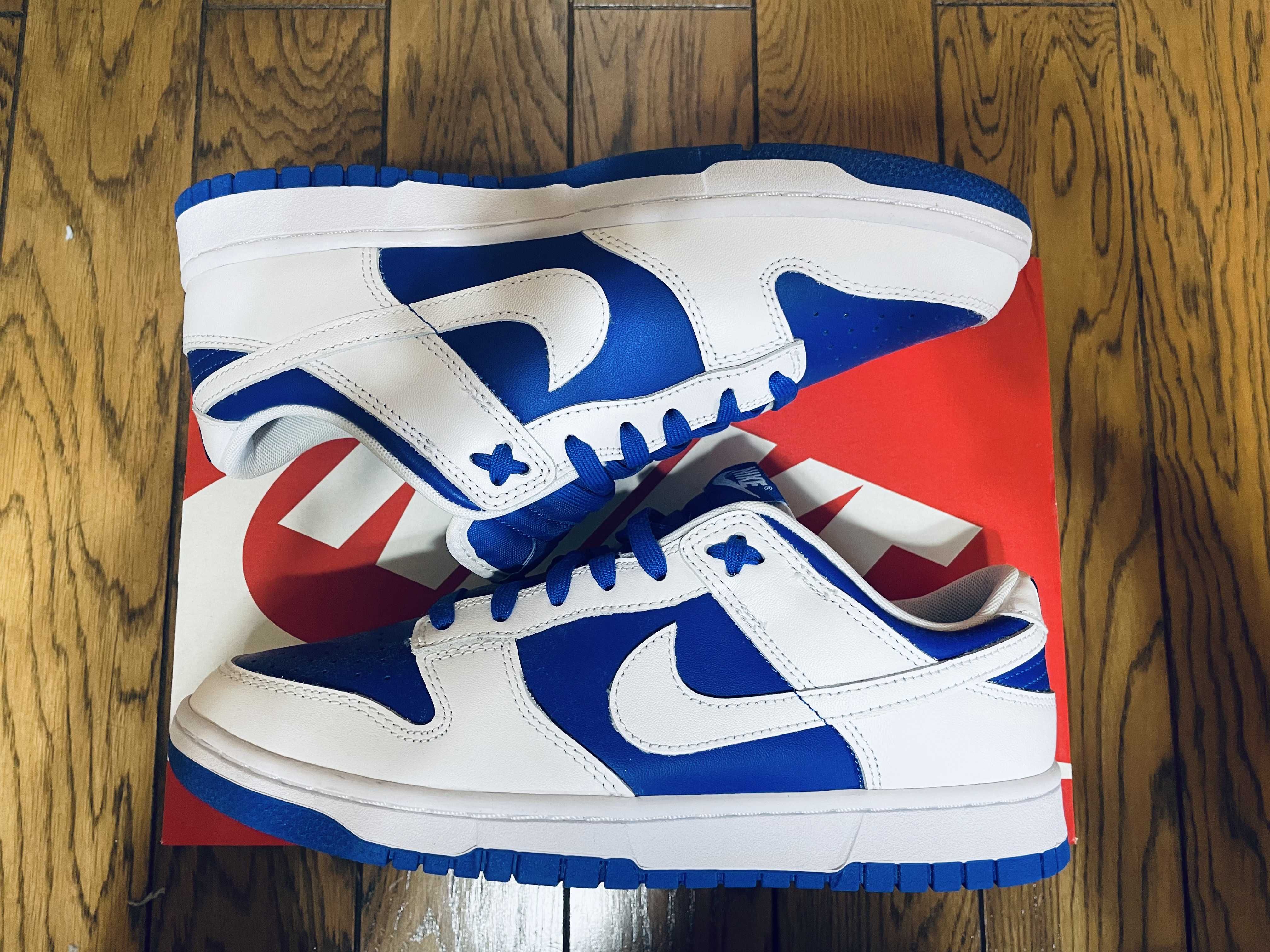 Nike Dunk Low Retro "Racer Blue and White"