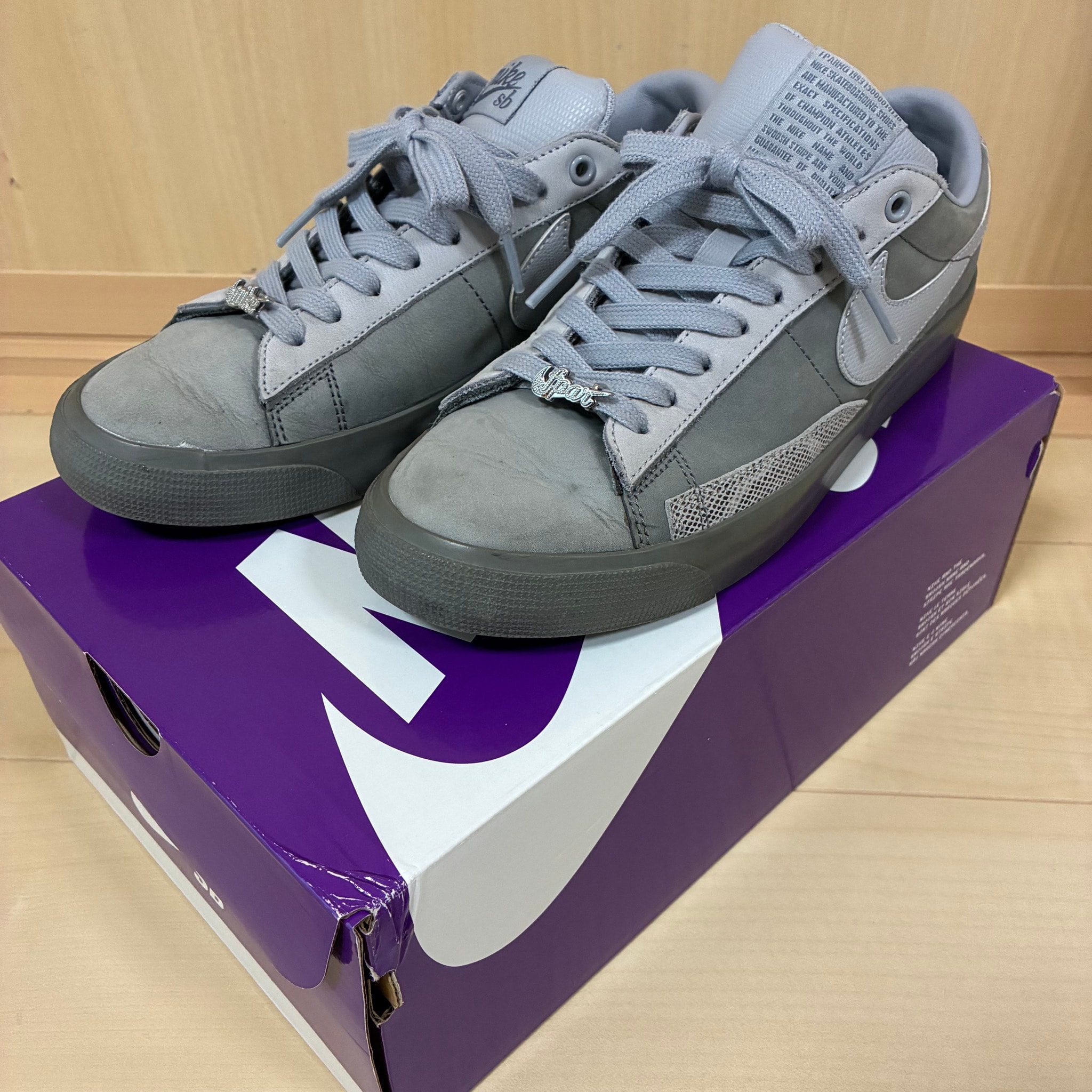 FPAR × Nike SB Blazer Low "Cool Grey"