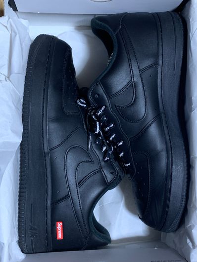 Supreme × Nike Air Force 1 Low "Black"