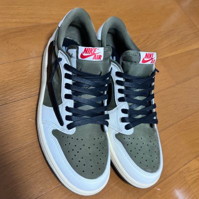 Travis Scott × Nike Air Jordan 1 Low OG SP "Reverse Olive"