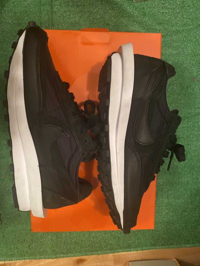 sacai × Nike LDV Waffle "Triple Black"