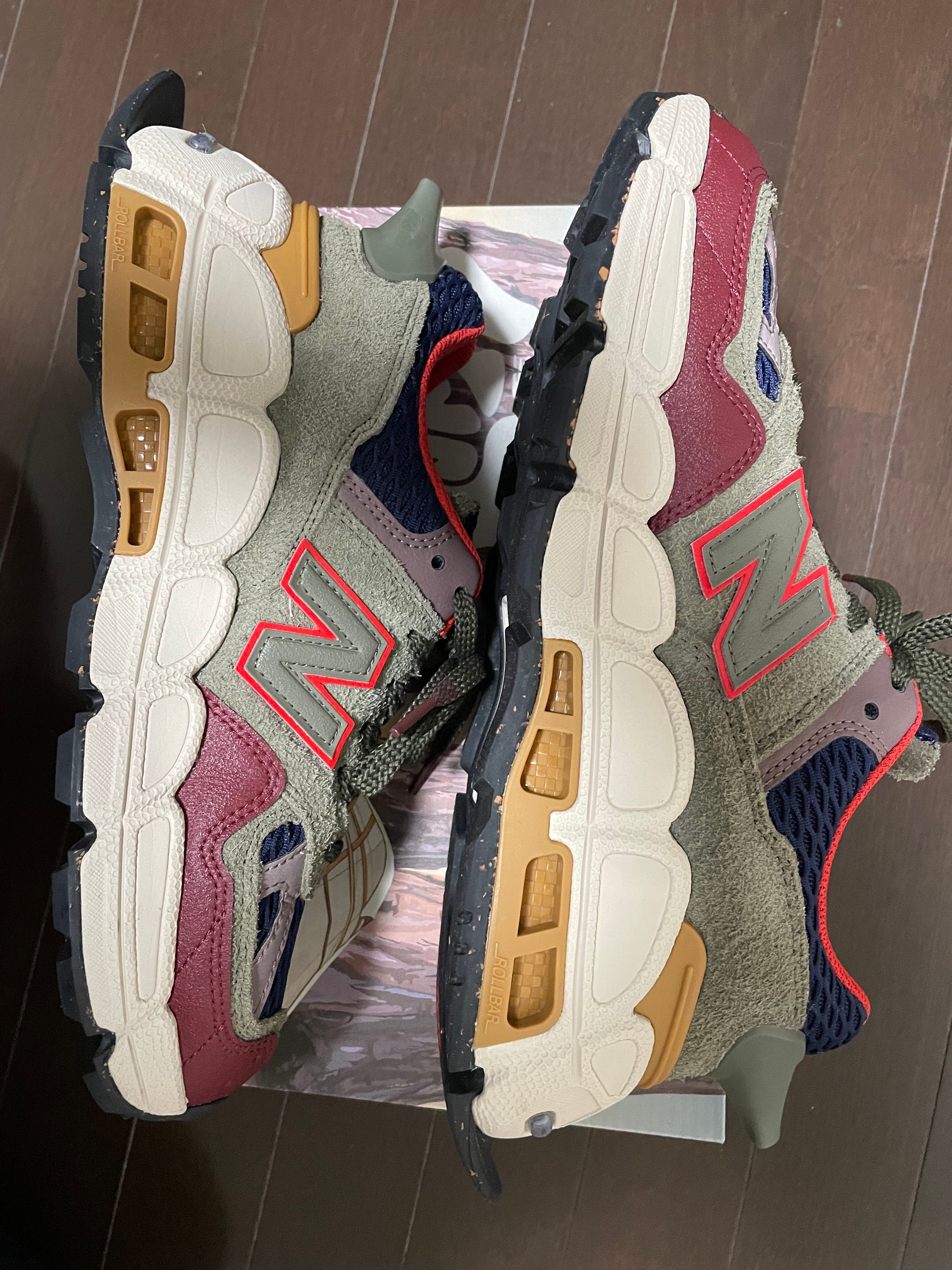 Salehe Bembury × New Balance 574 Yurt "Olive/Red"