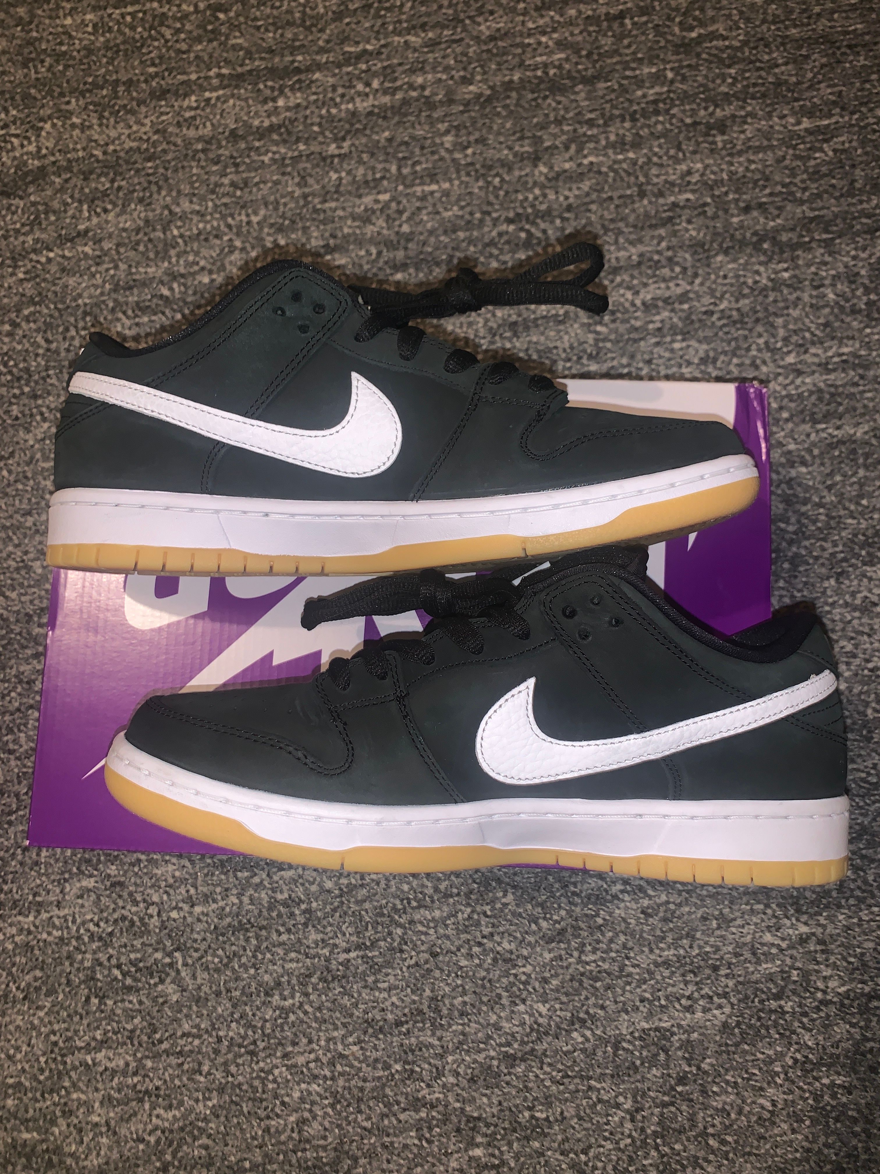 Nike SB Dunk Low Pro "Black/WhiteBlack-Gum Light Brown"