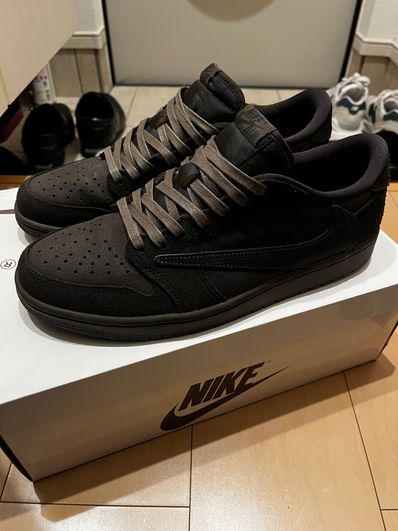 Travis Scott × Nike Air Jordan 1 Low OG SP "Velvet Brown and Dark Mocha"