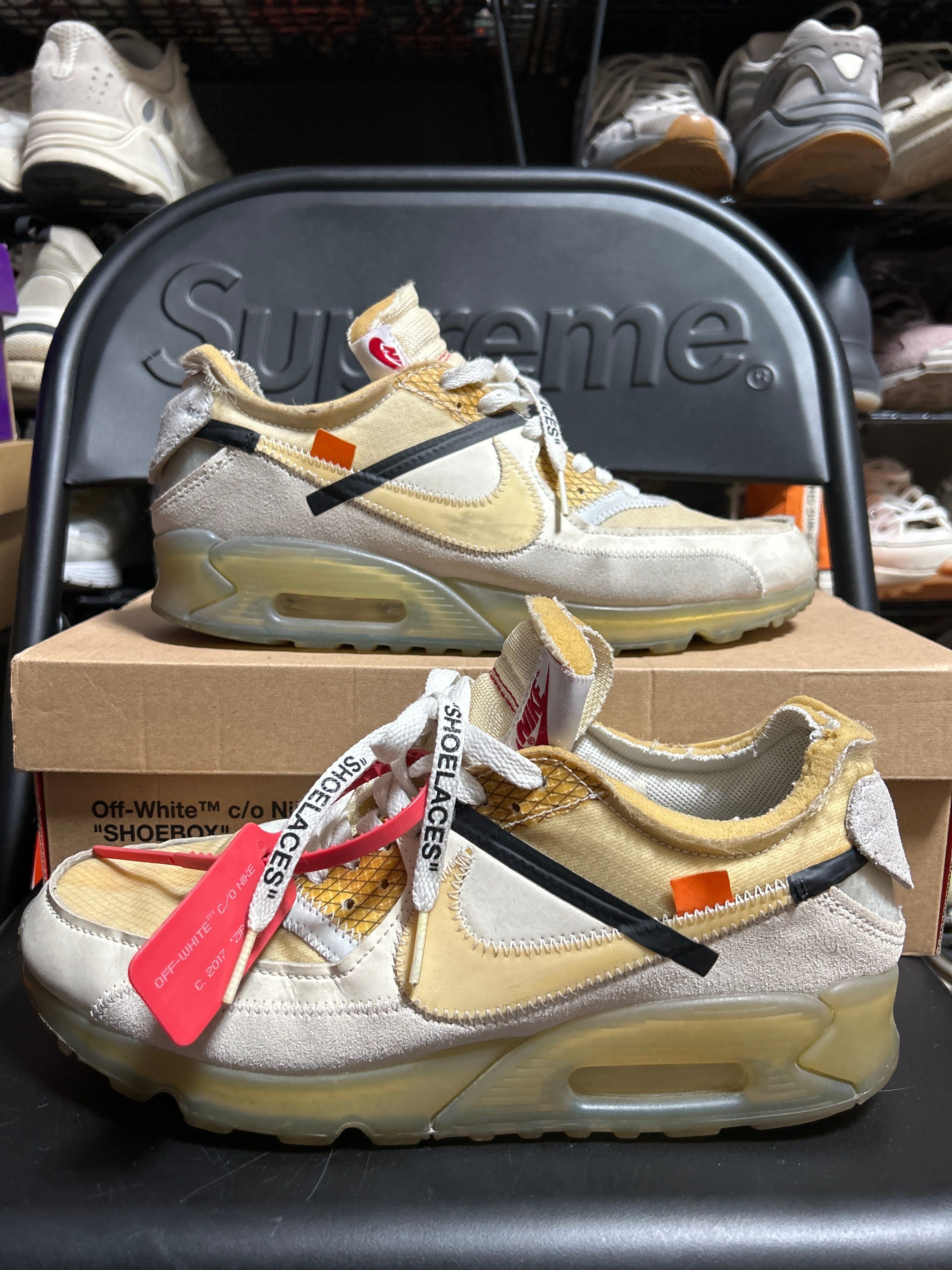 Off-White × Nike Air Max 90 "The 10/Sail"