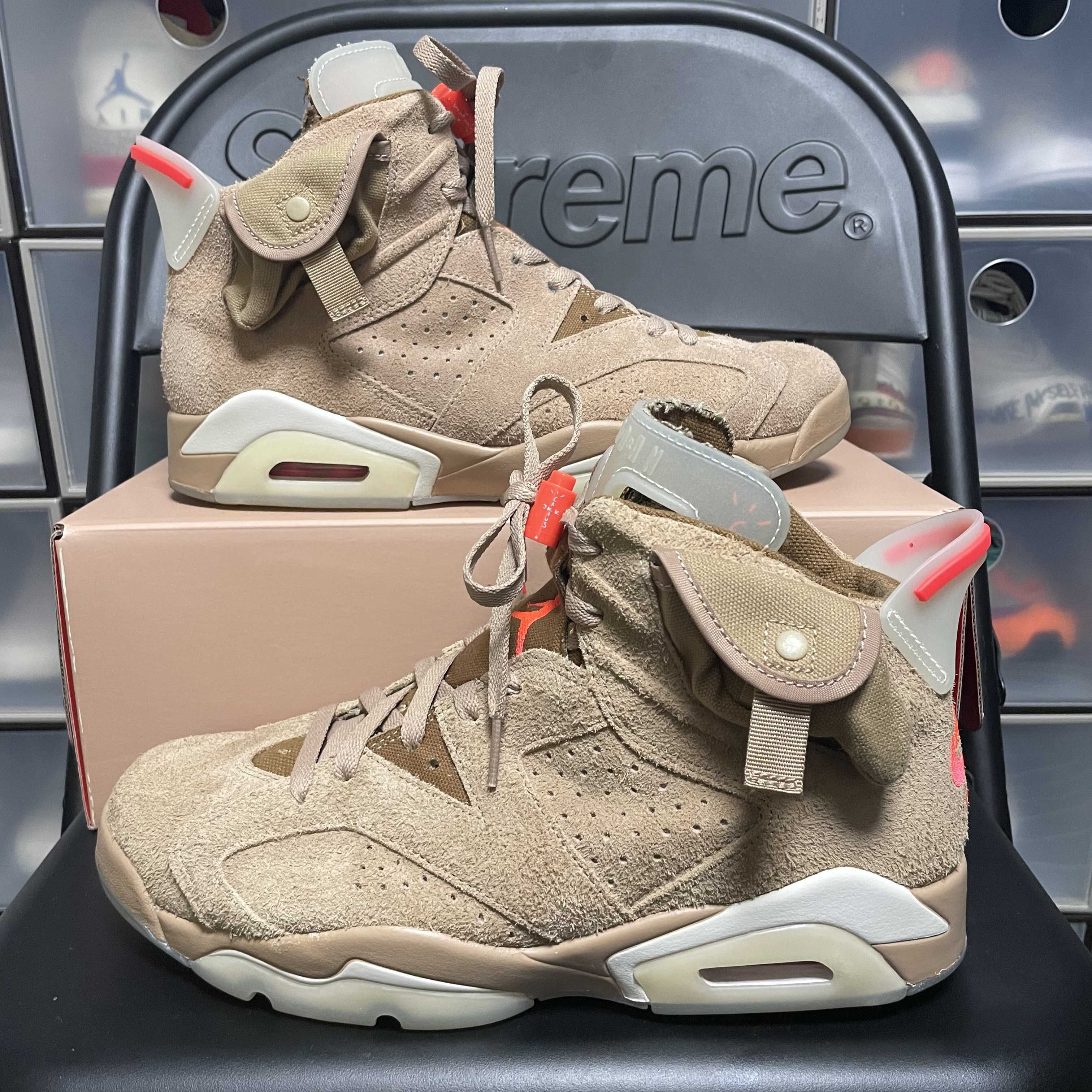 Travis Scott × Nike Air Jordan 6 "British Khaki"