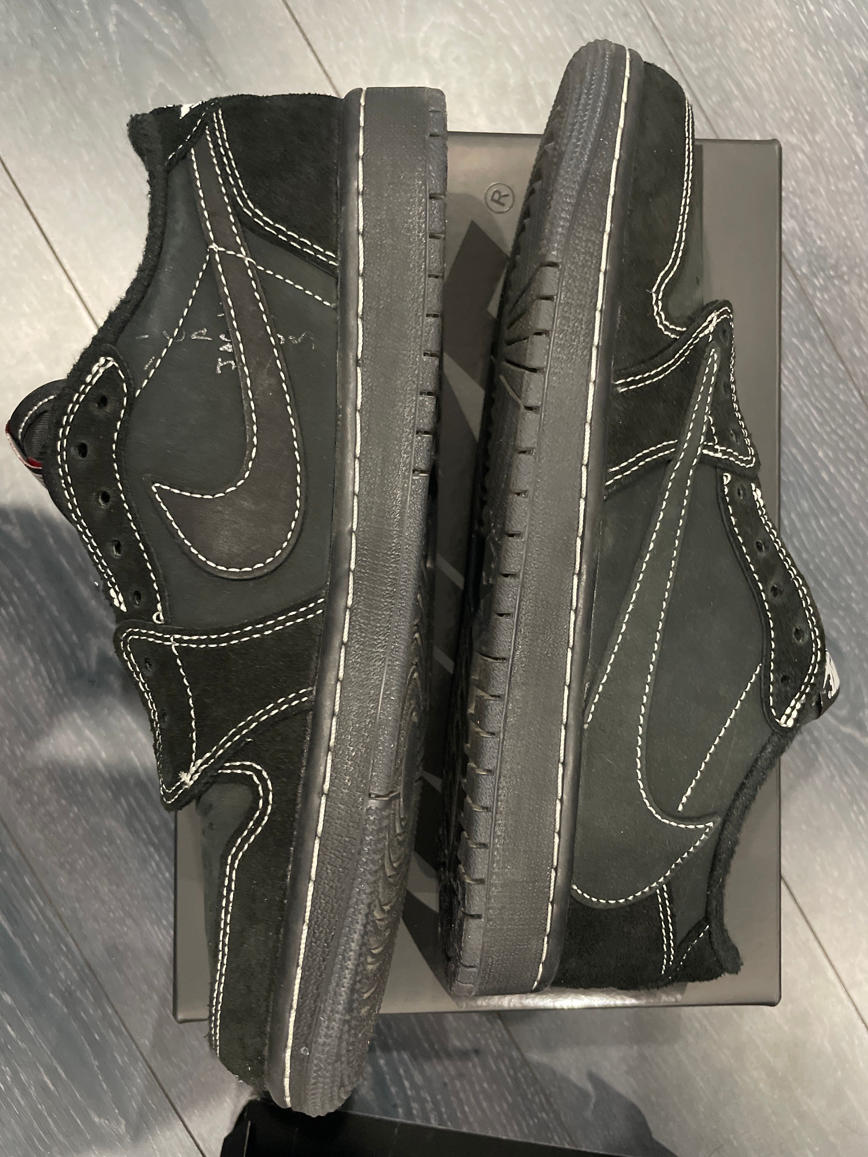 Travis Scott × Nike Air Jordan 1 Low OG SP "Black Phantom"